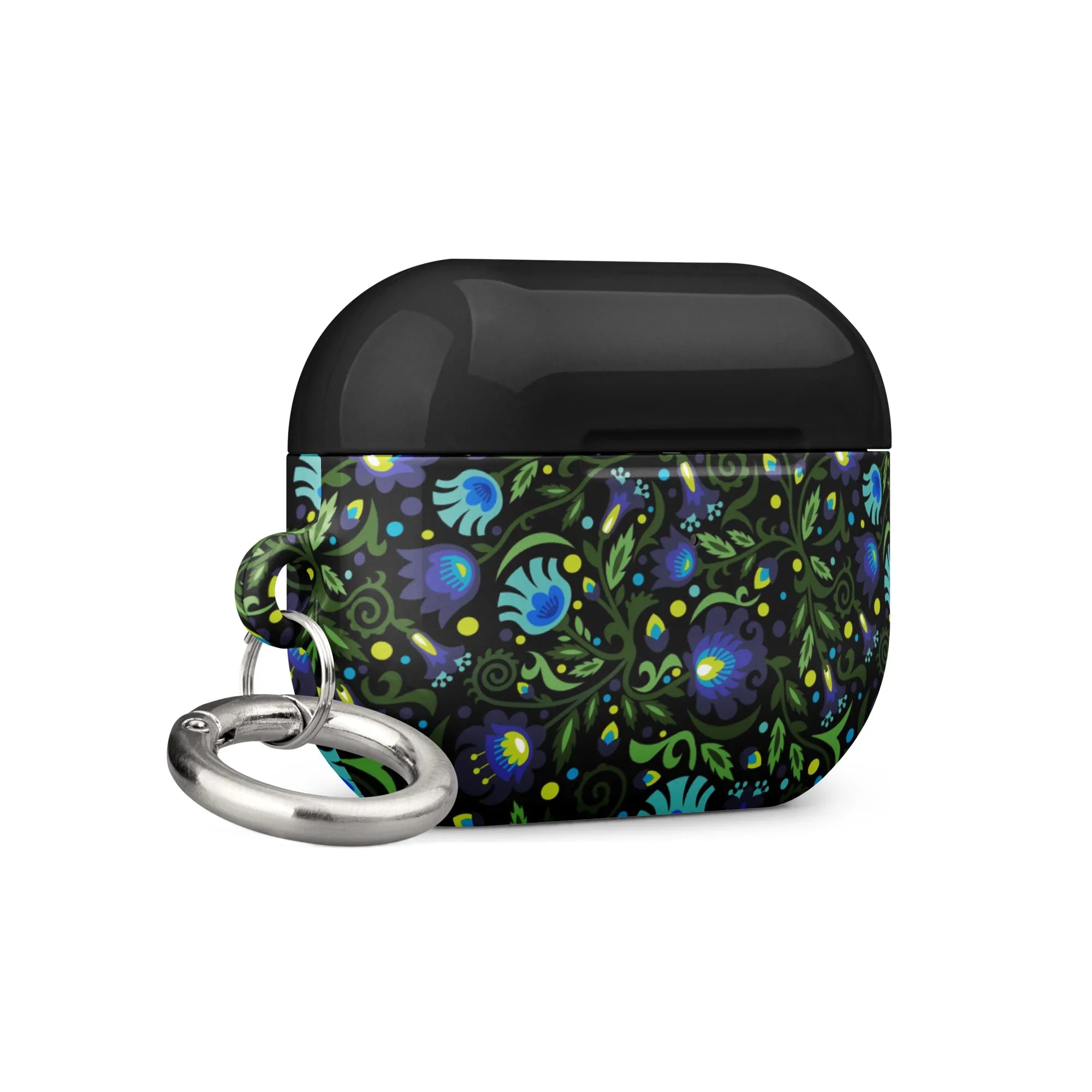 Gdańsk Blues Wycinanki AirPod Pro 2 Case over black - The Global Wanderer