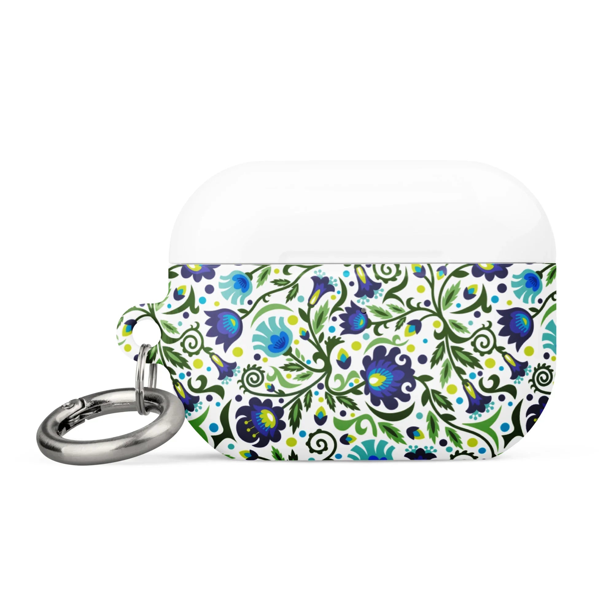 Gdańsk Blues Wycinanki AirPod Pro 2 Case over white - The Global Wanderer