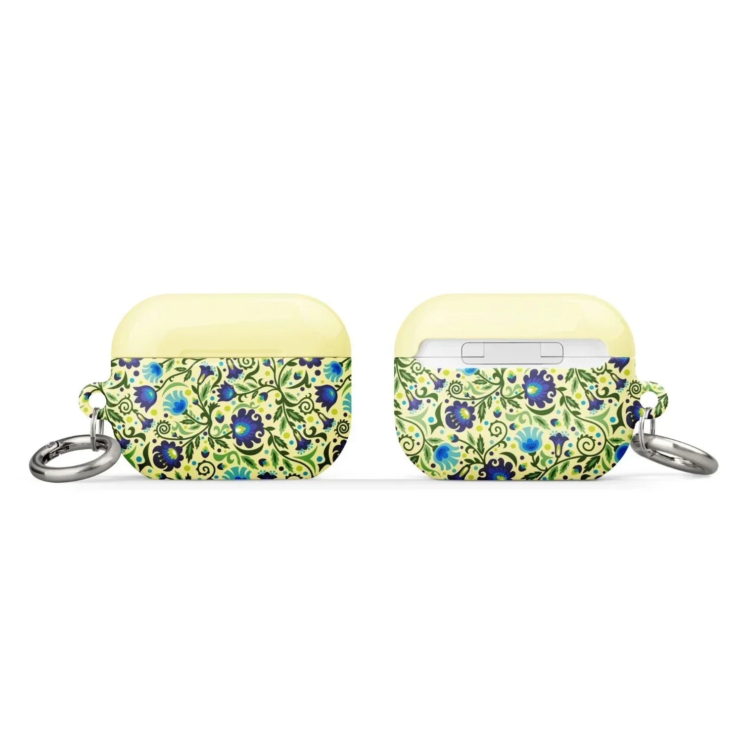 Gdańsk Blues Wycinanki AirPod Pro 2 Case over yellow - The Global Wanderer
