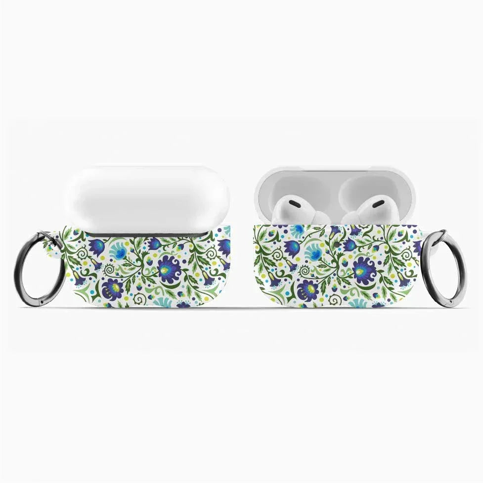 Gdańsk Blues Wycinanki AirPod Pro Case over white - The Global Wanderer