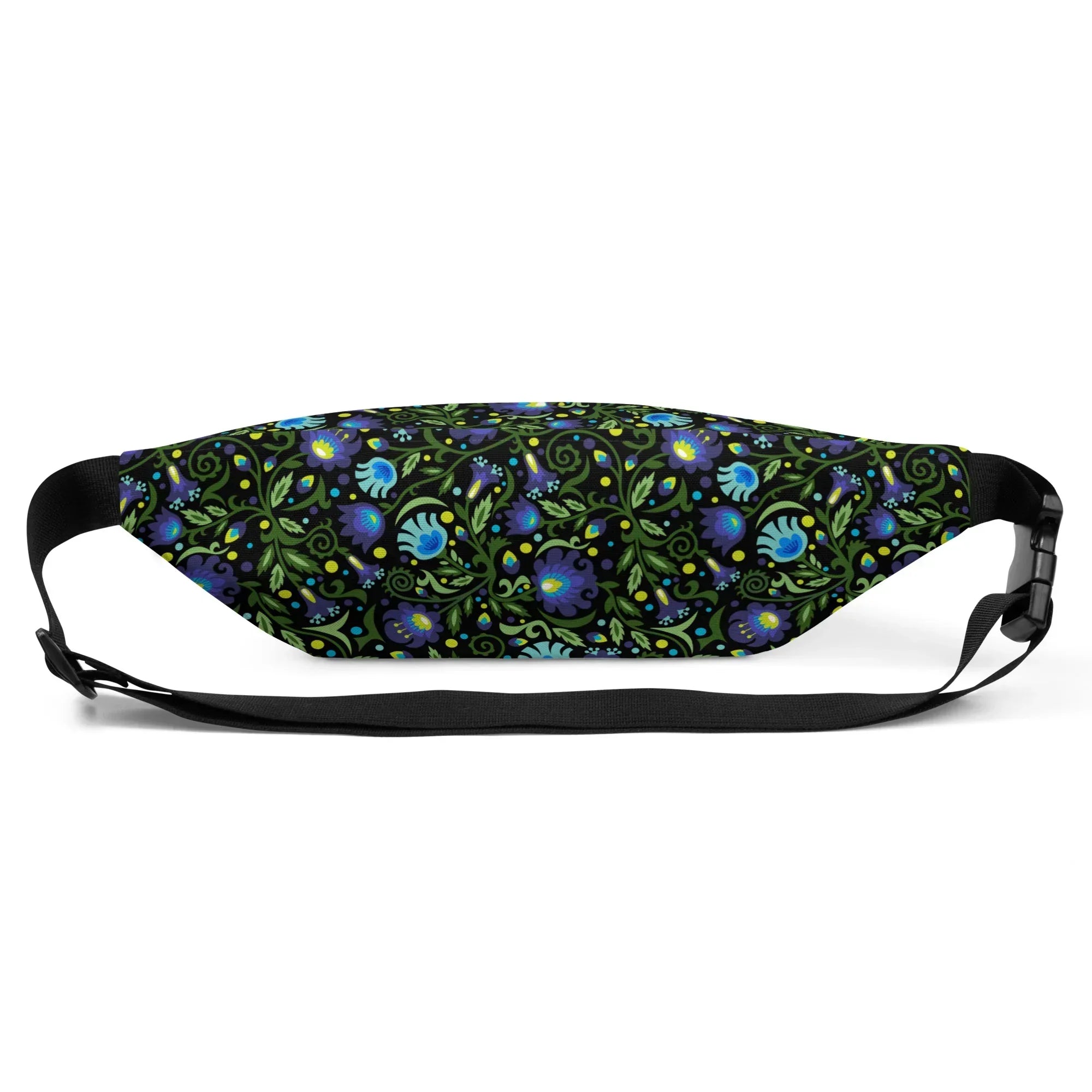 Gdańsk Blues Wycinanki Fanny Pack over black - The Global Wanderer