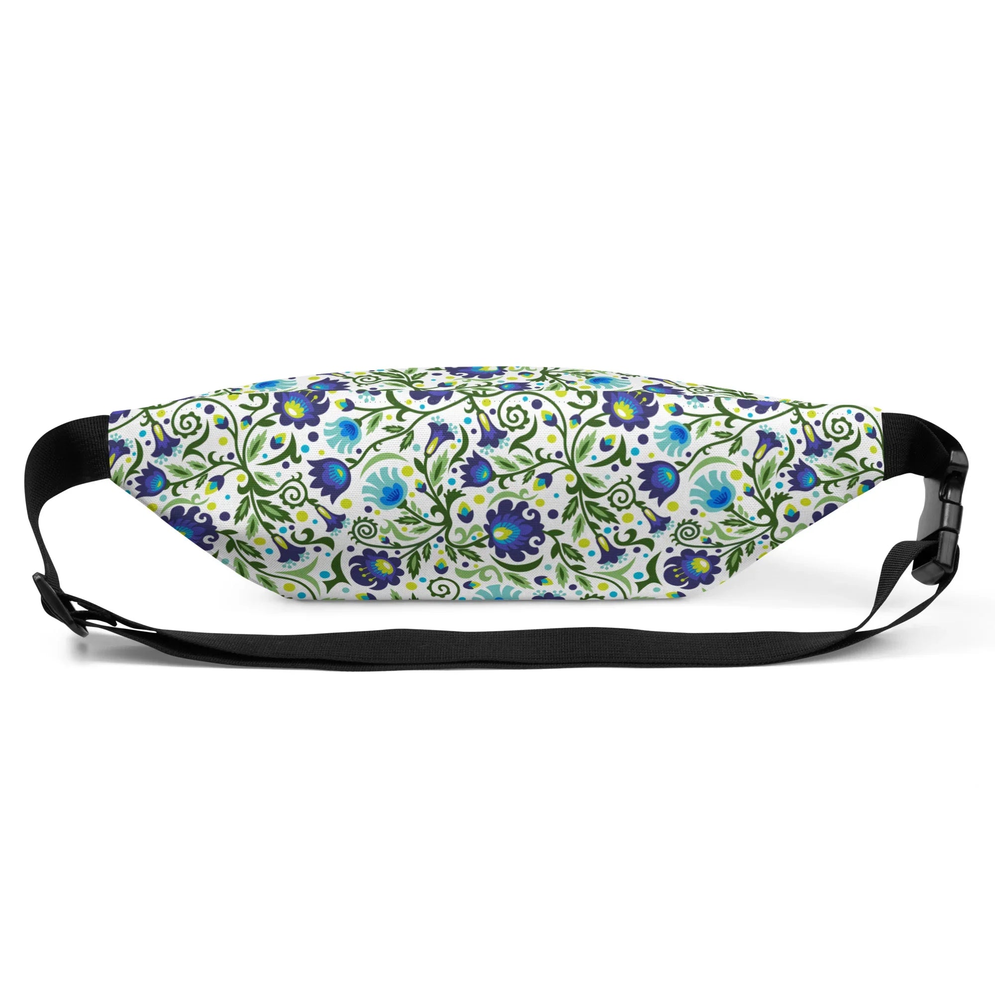 Gdańsk Blues Wycinanki Fanny Pack over white - The Global Wanderer