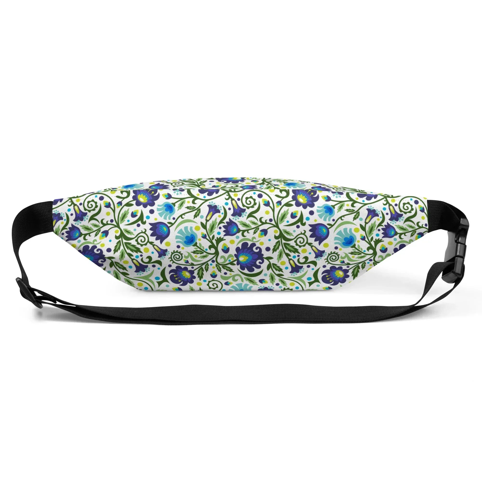 Gdańsk Blues Wycinanki Fanny Pack over white - The Global Wanderer