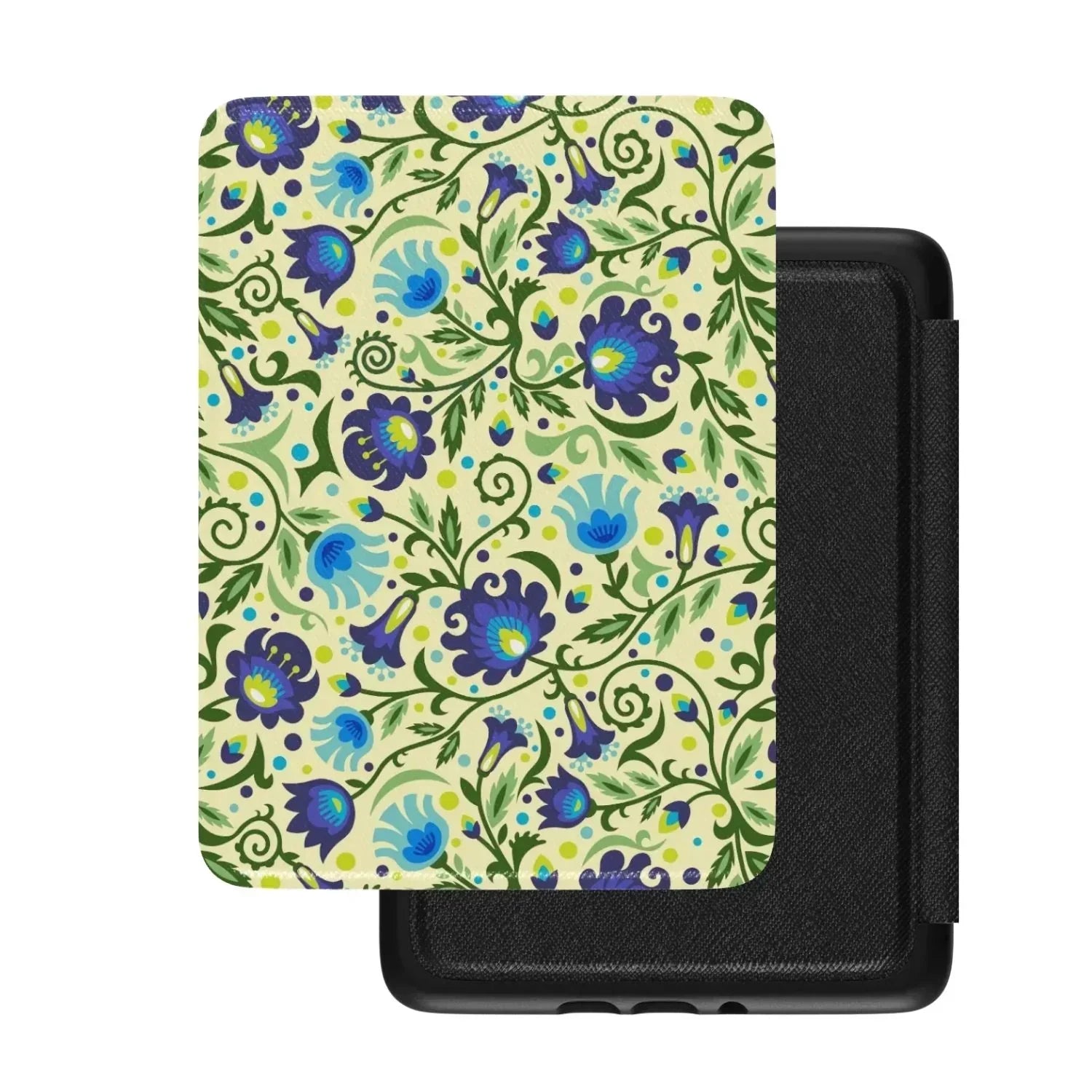 Gdańsk Blues Wycinanki Kindle Case over yellow - The Global Wanderer
