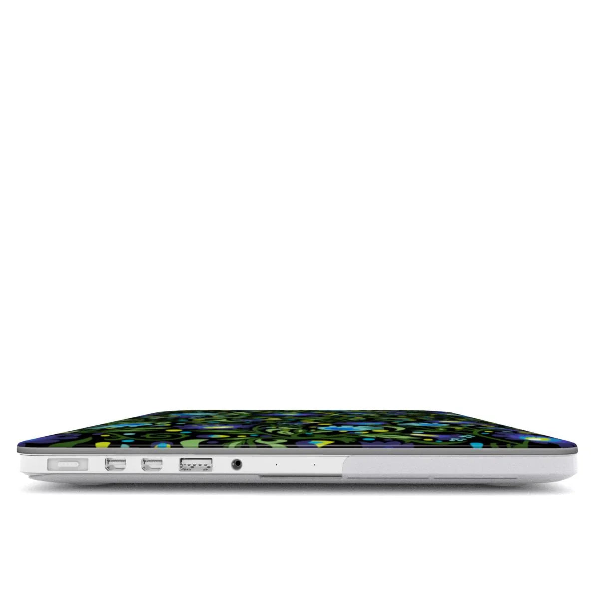 Gdańsk Blues Wycinanki MacBook Case over black - The Global Wanderer