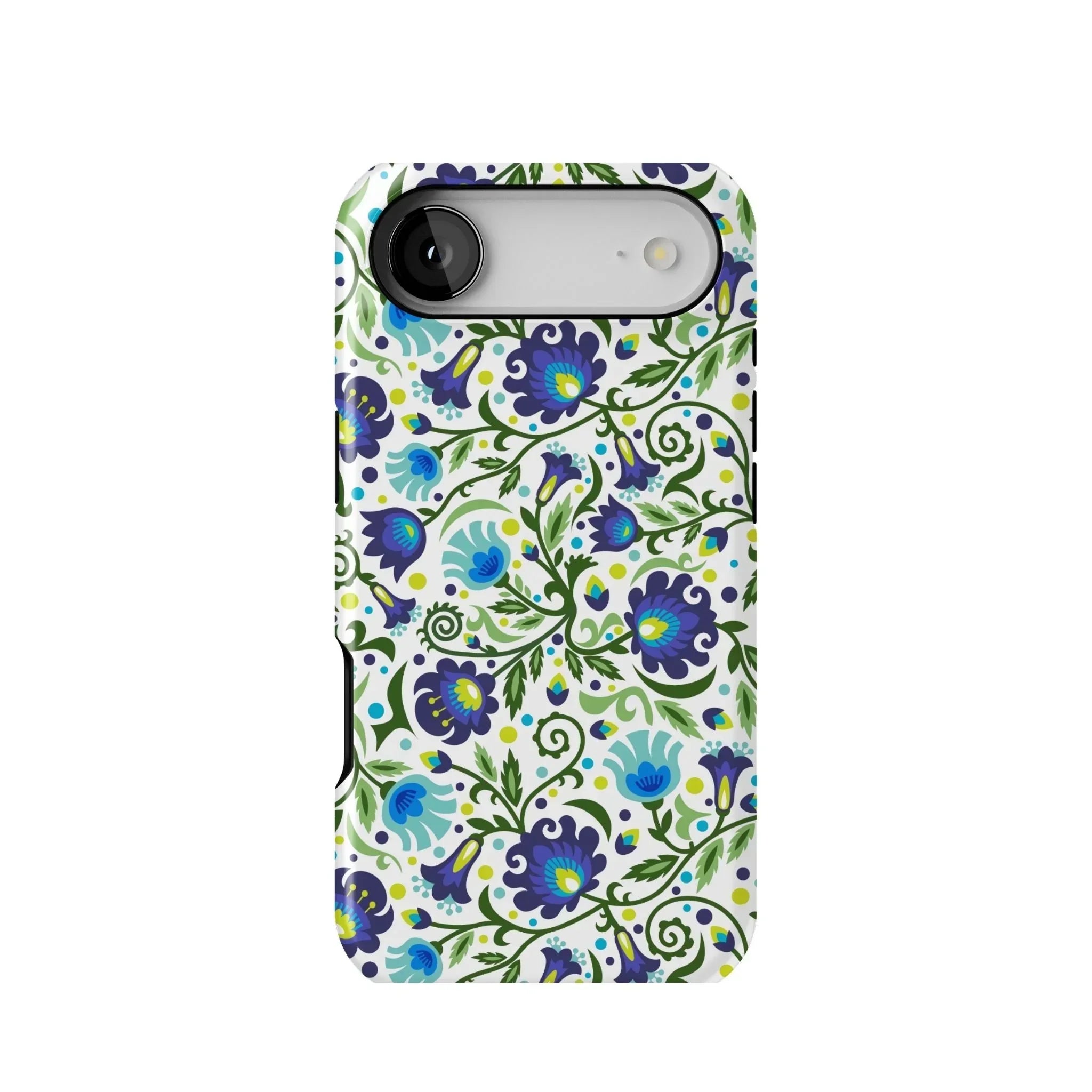 Gdańsk Blues Wycinanki MagSafe iPhone Case over white - The Global Wanderer