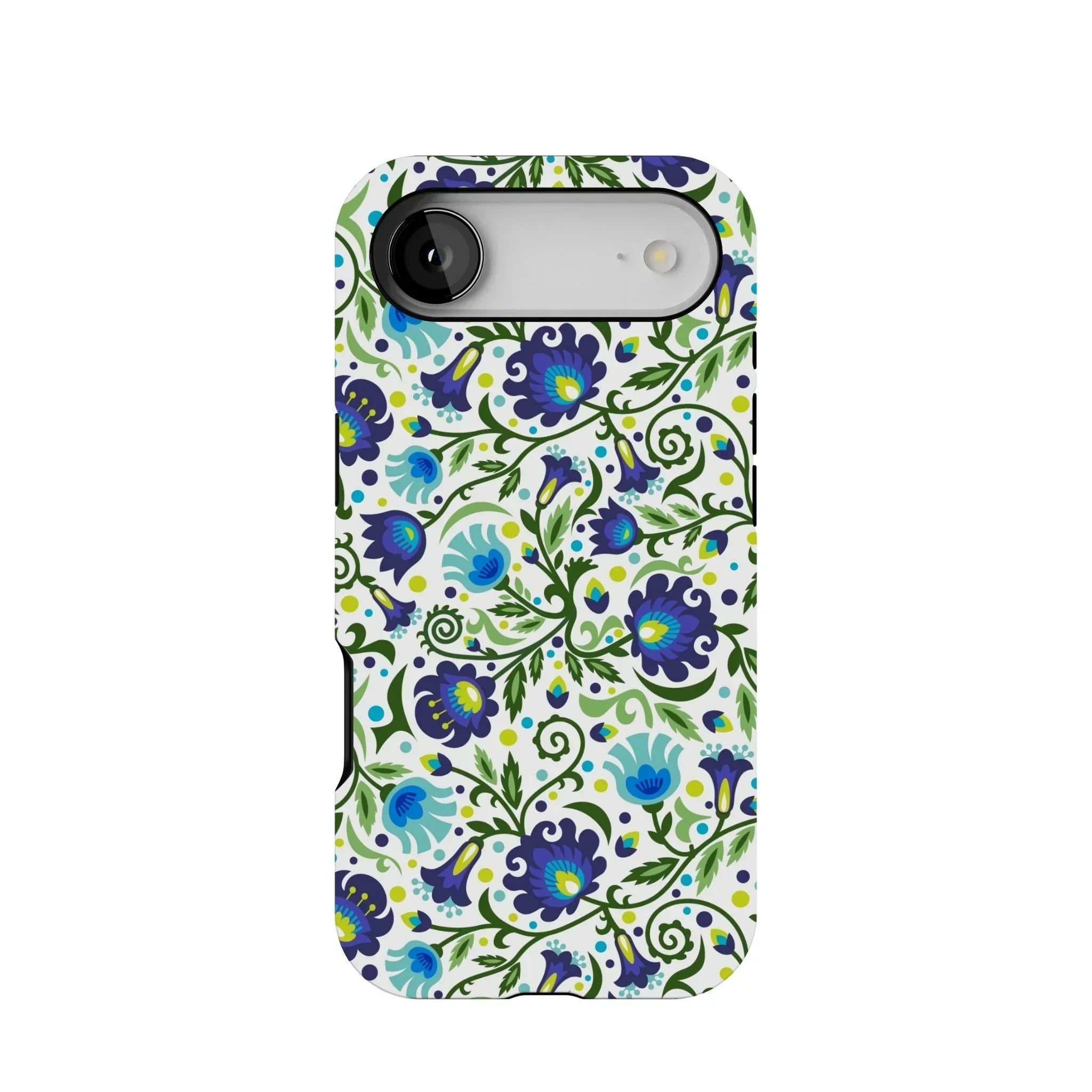 Gdańsk Blues Wycinanki MagSafe iPhone Case over white - The Global Wanderer