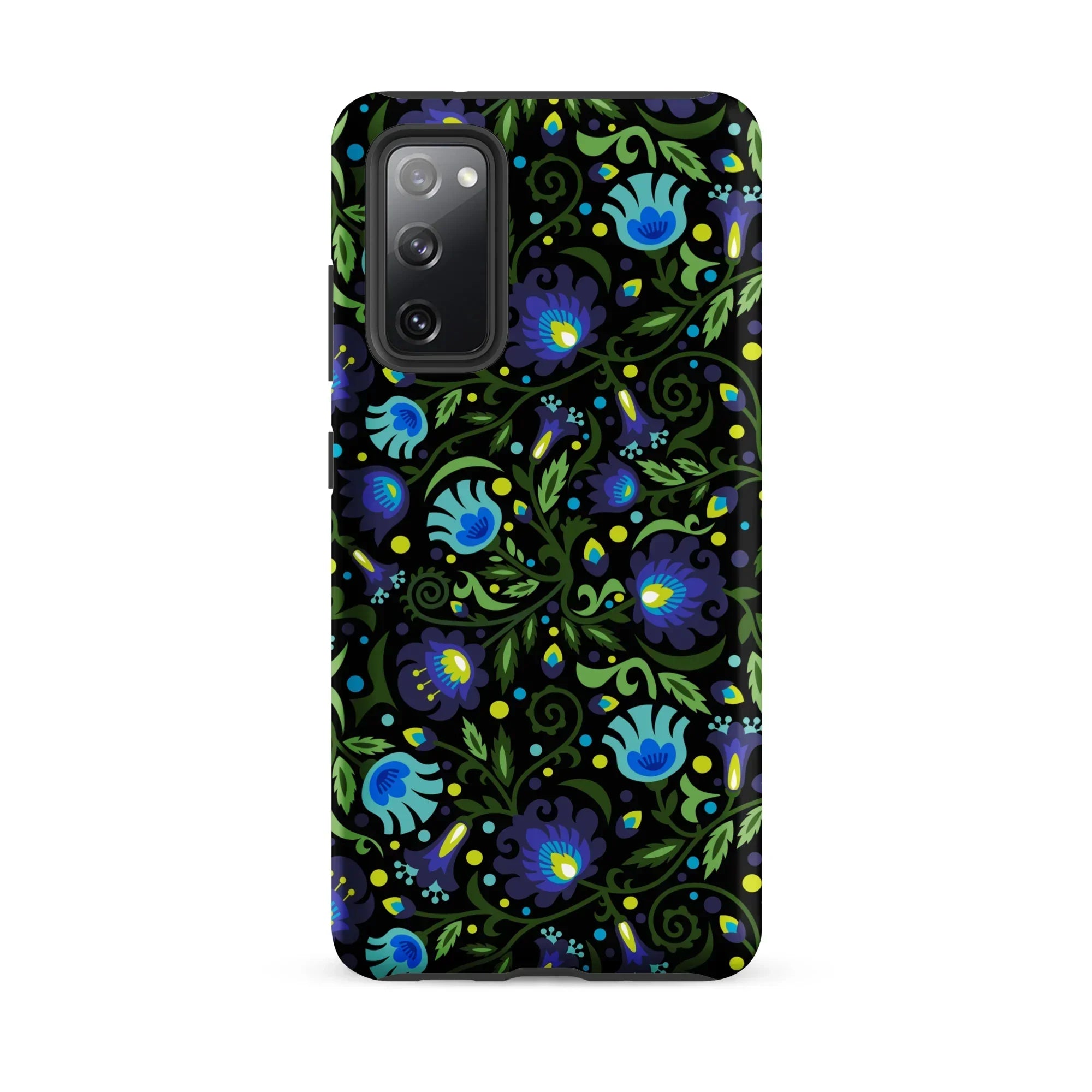 Gdańsk Blues Wycinanki Samsung Case over black - The Global Wanderer