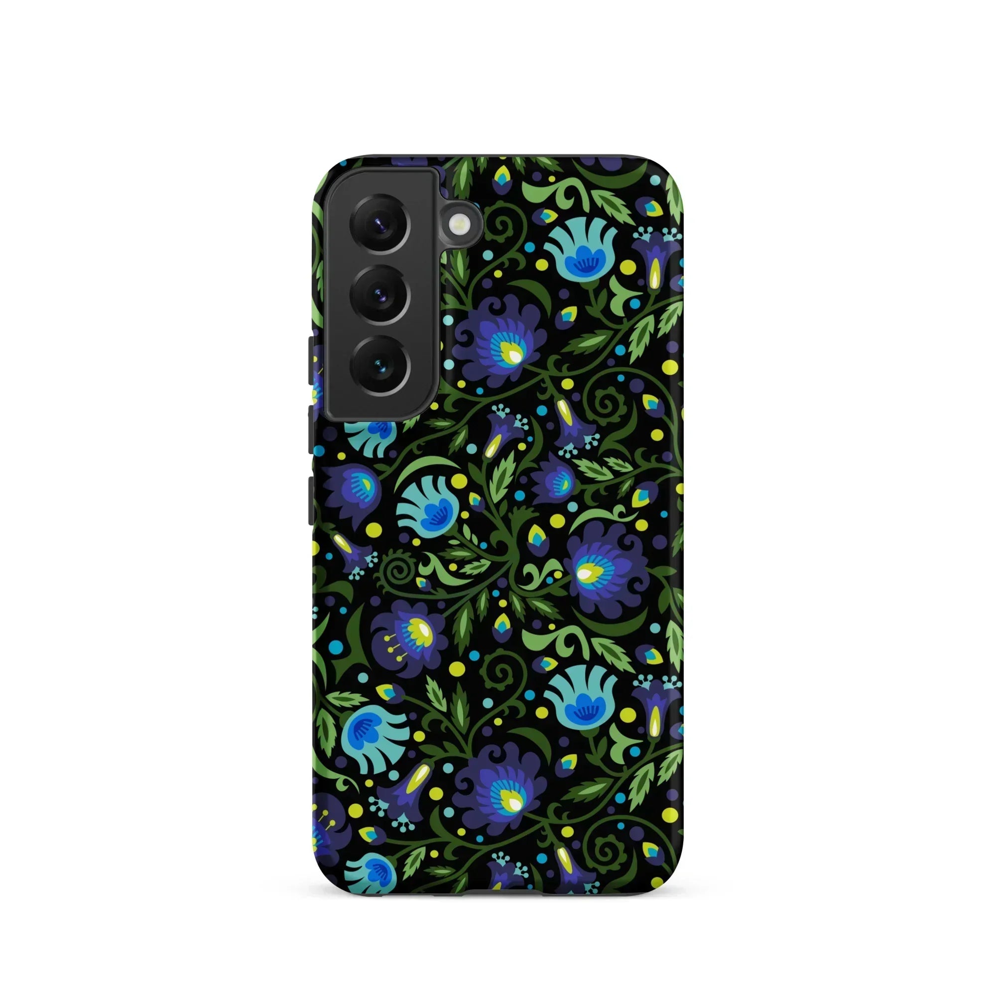 Gdańsk Blues Wycinanki Samsung Case over black - The Global Wanderer