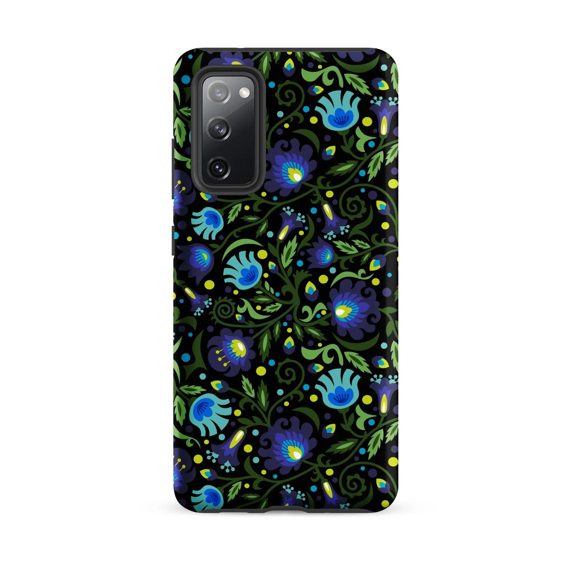 Gdańsk Blues Wycinanki Samsung Case over black - The Global Wanderer