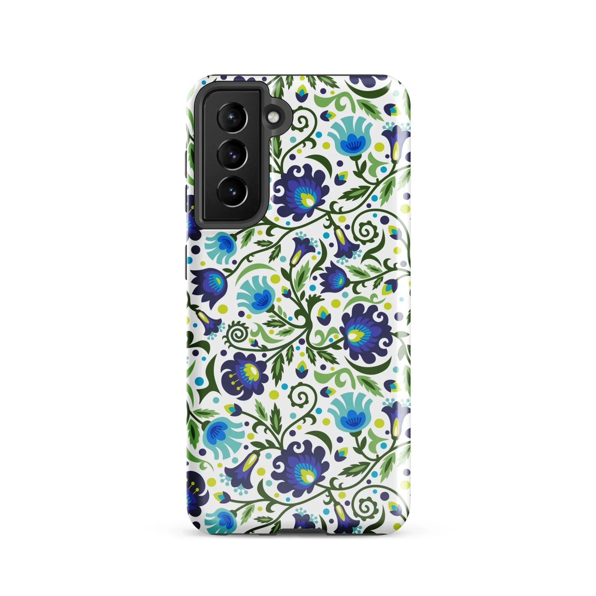 Gdańsk Blues Wycinanki Samsung Case over white - The Global Wanderer
