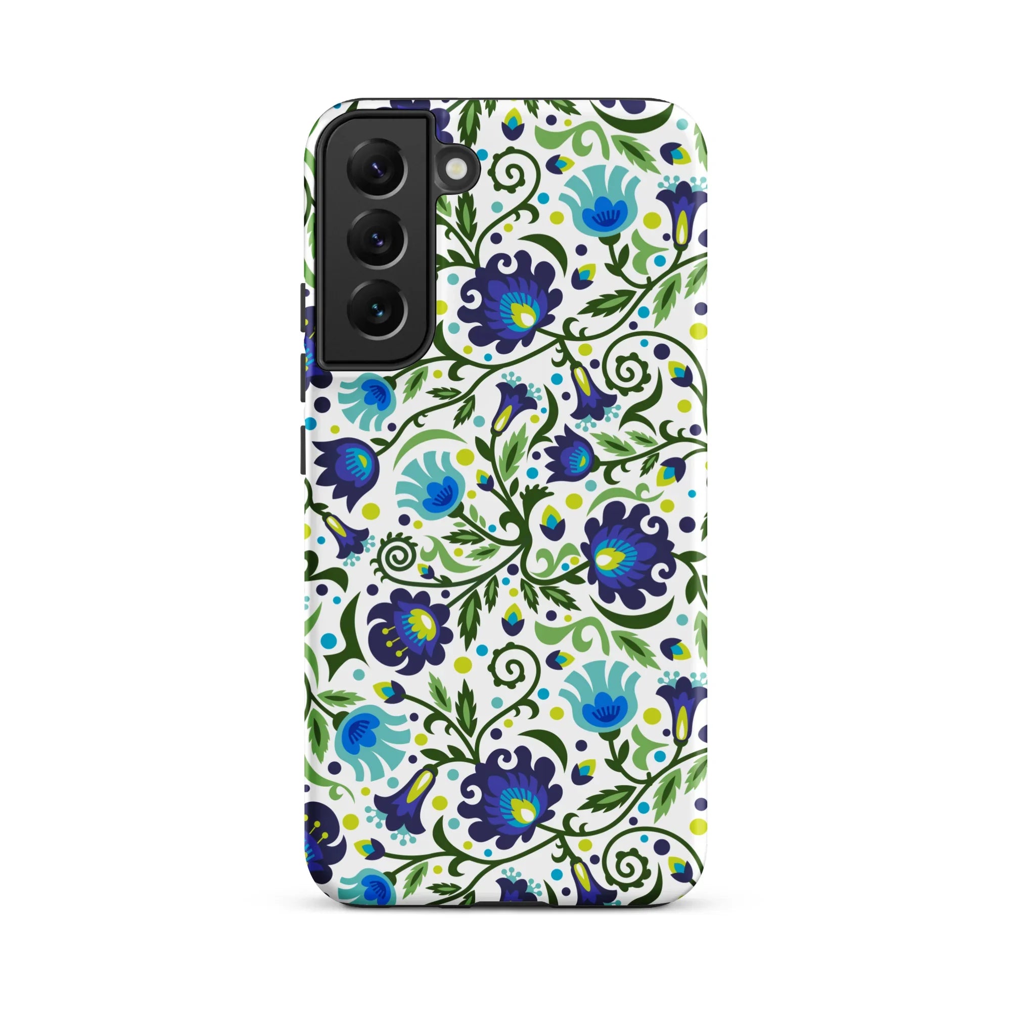 Gdańsk Blues Wycinanki Samsung Case over white - The Global Wanderer