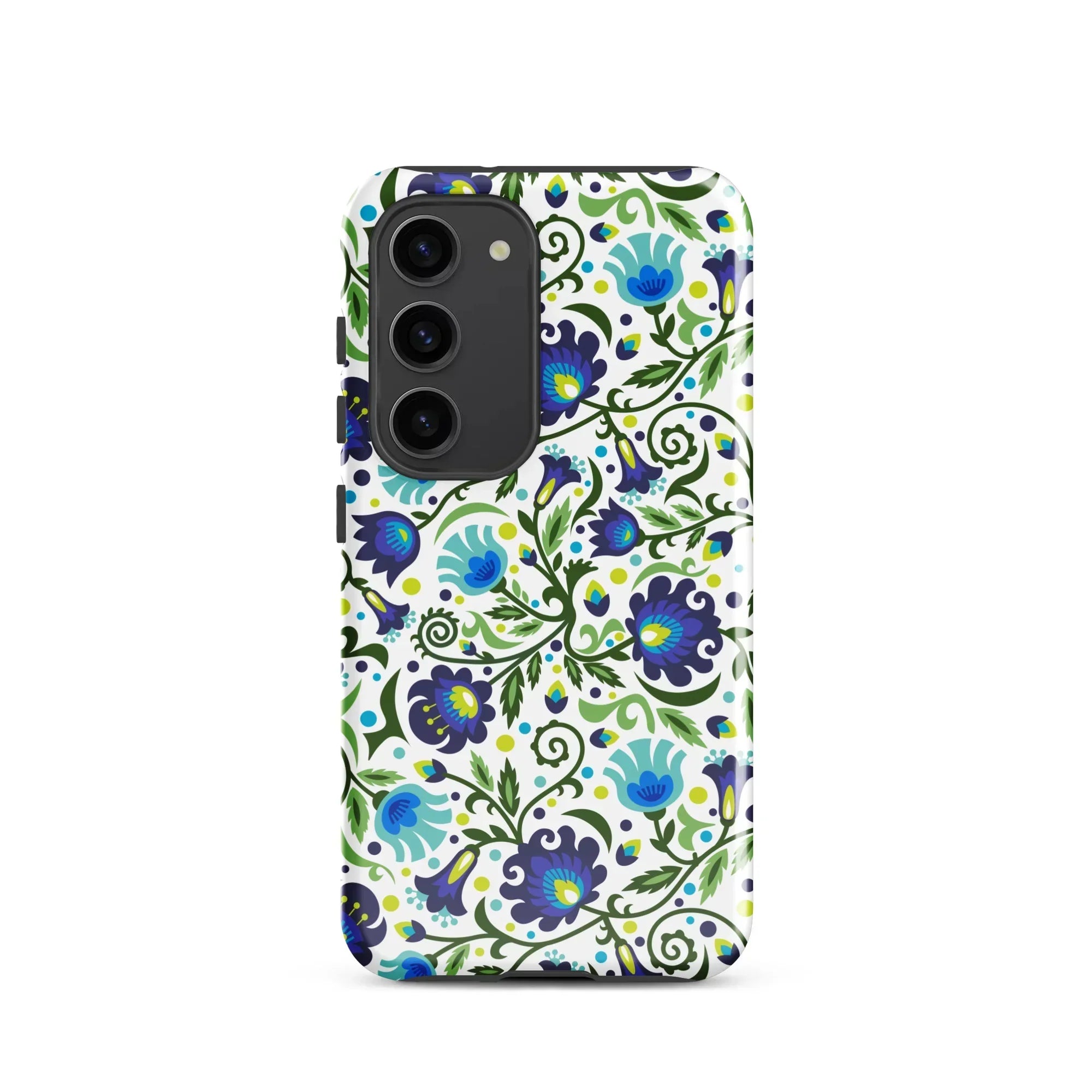 Gdańsk Blues Wycinanki Samsung Case over white - The Global Wanderer