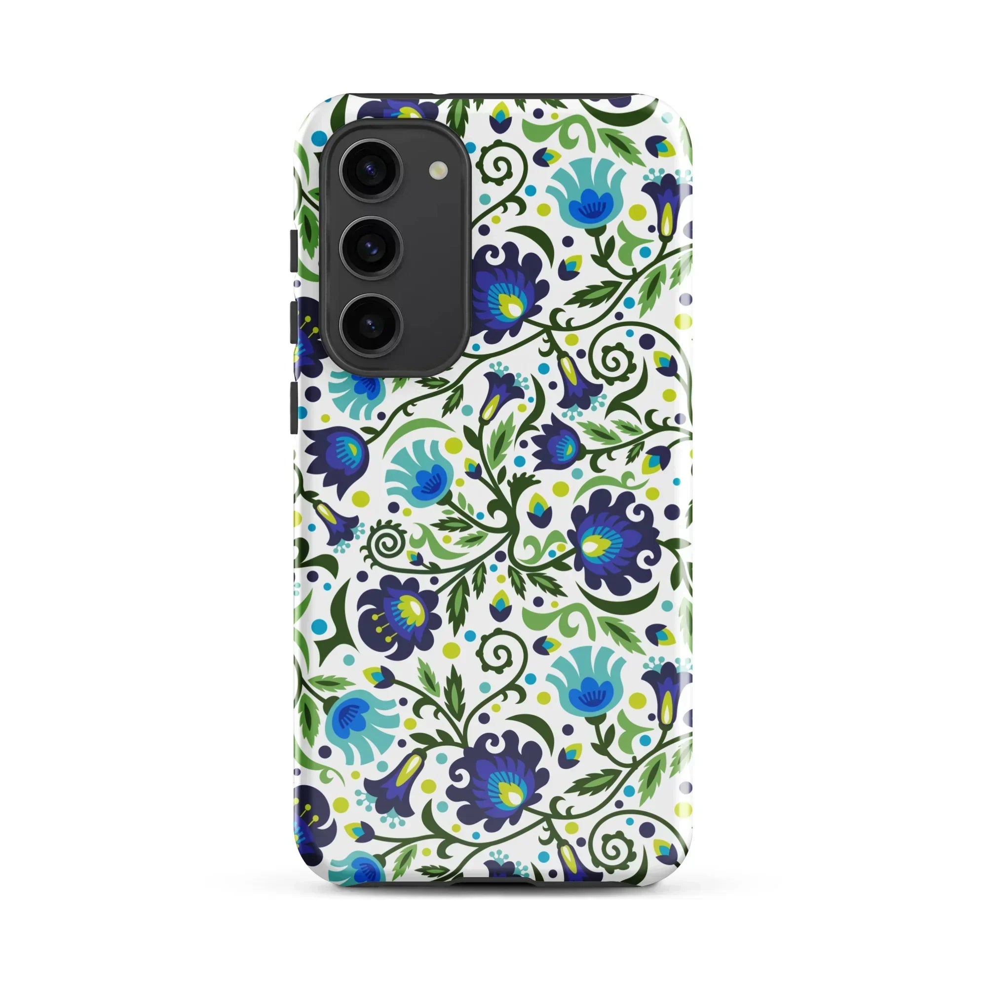 Gdańsk Blues Wycinanki Samsung Case over white - The Global Wanderer