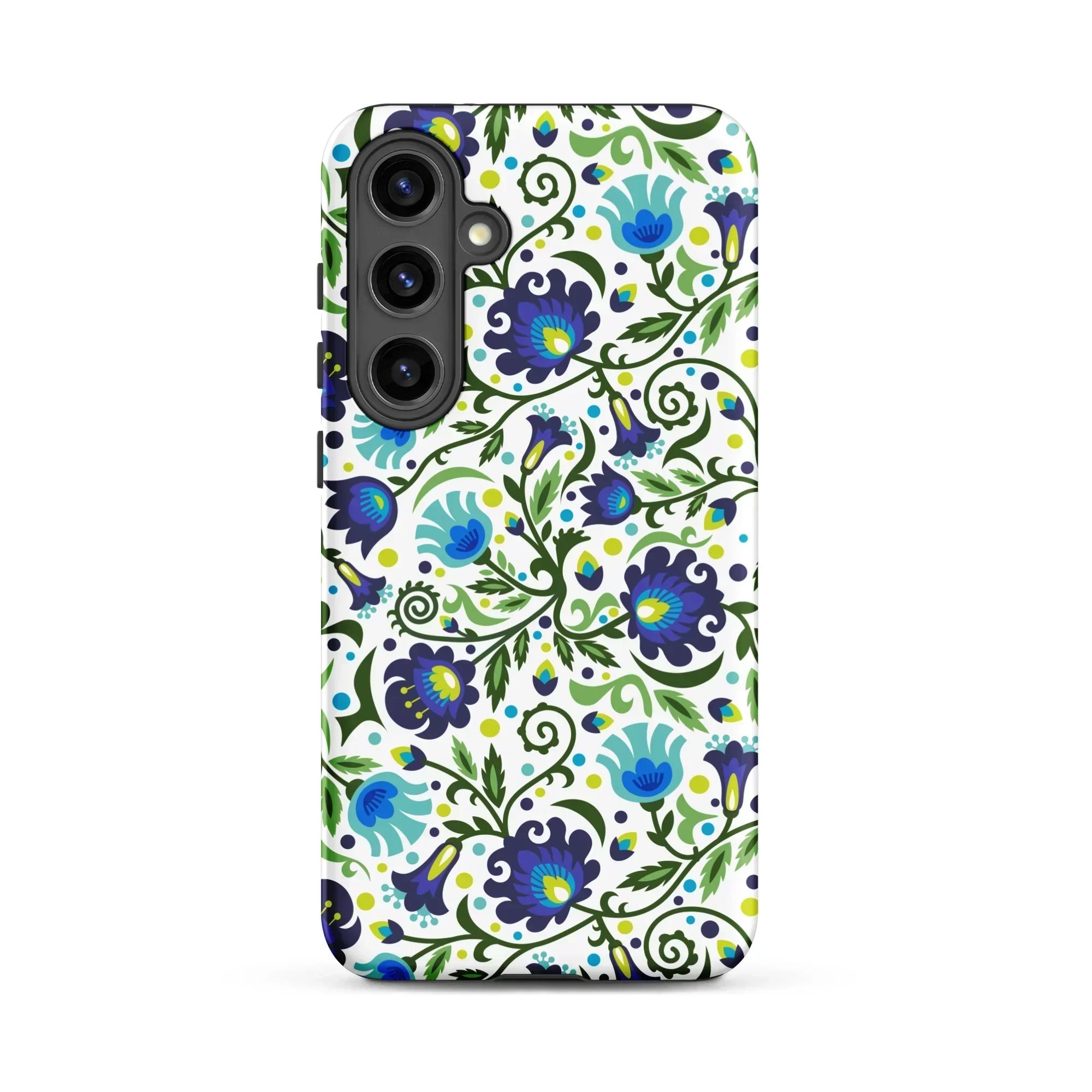 Gdańsk Blues Wycinanki Samsung Case over white - The Global Wanderer