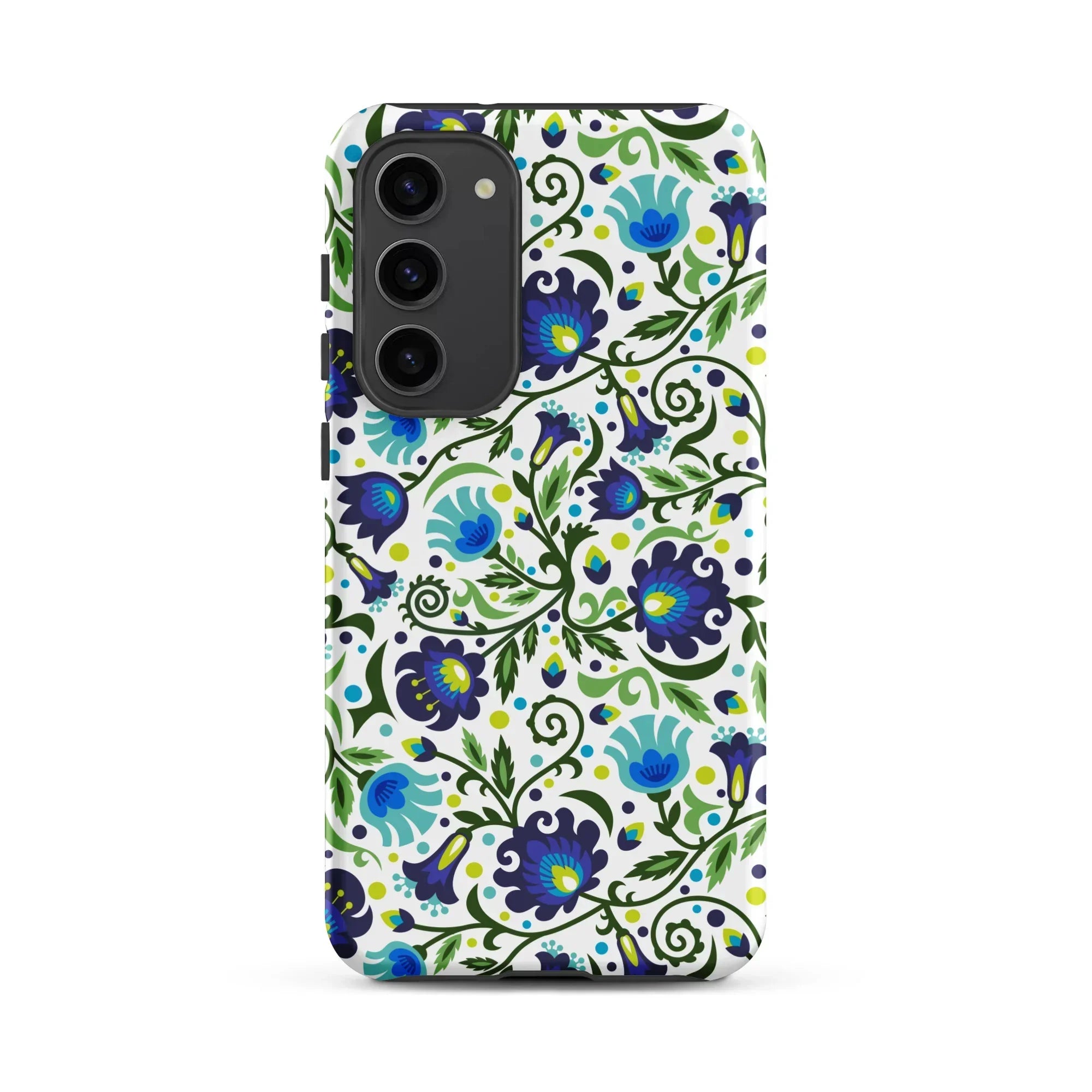 Gdańsk Blues Wycinanki Samsung Case over white - The Global Wanderer