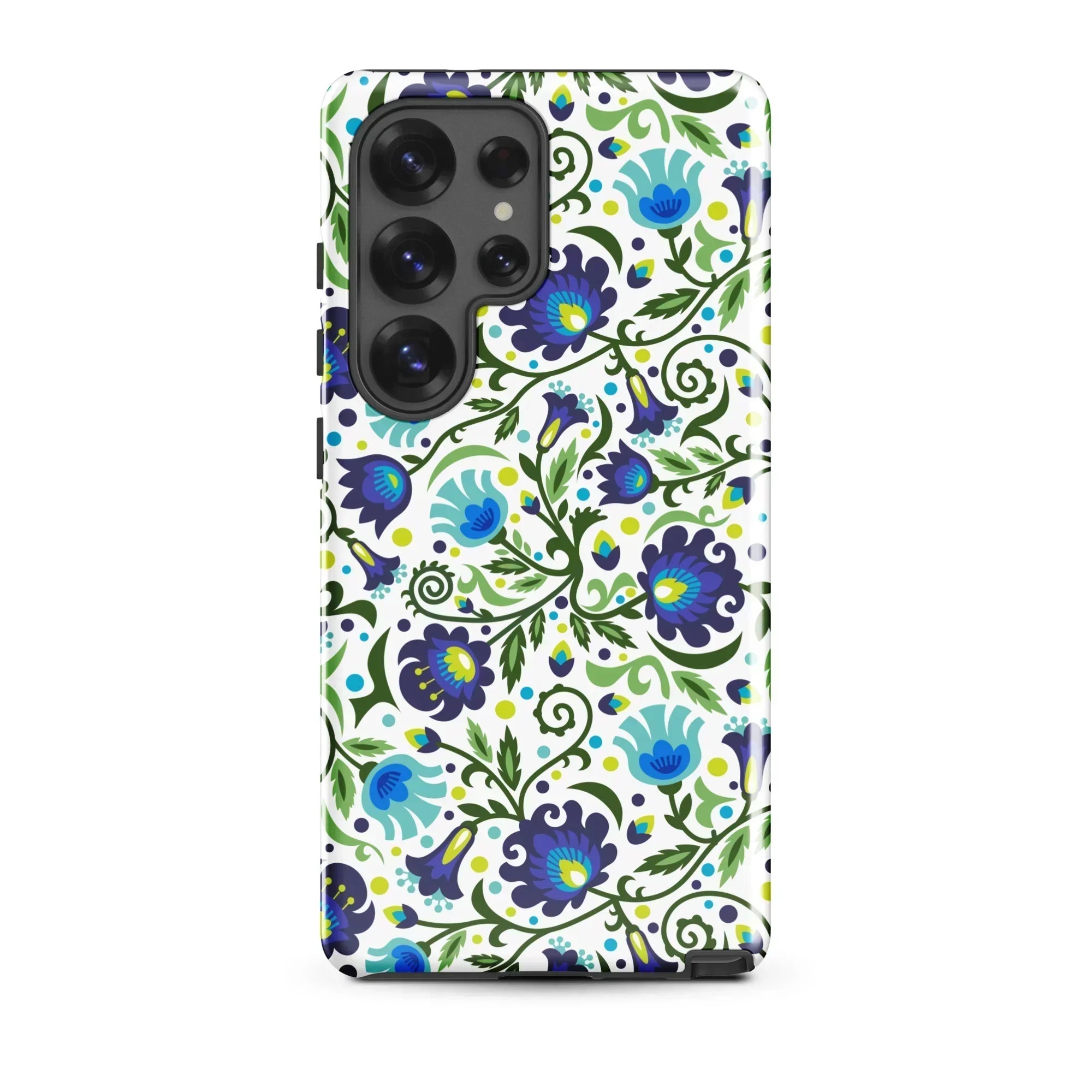 Gdańsk Blues Wycinanki Samsung Case over white - The Global Wanderer