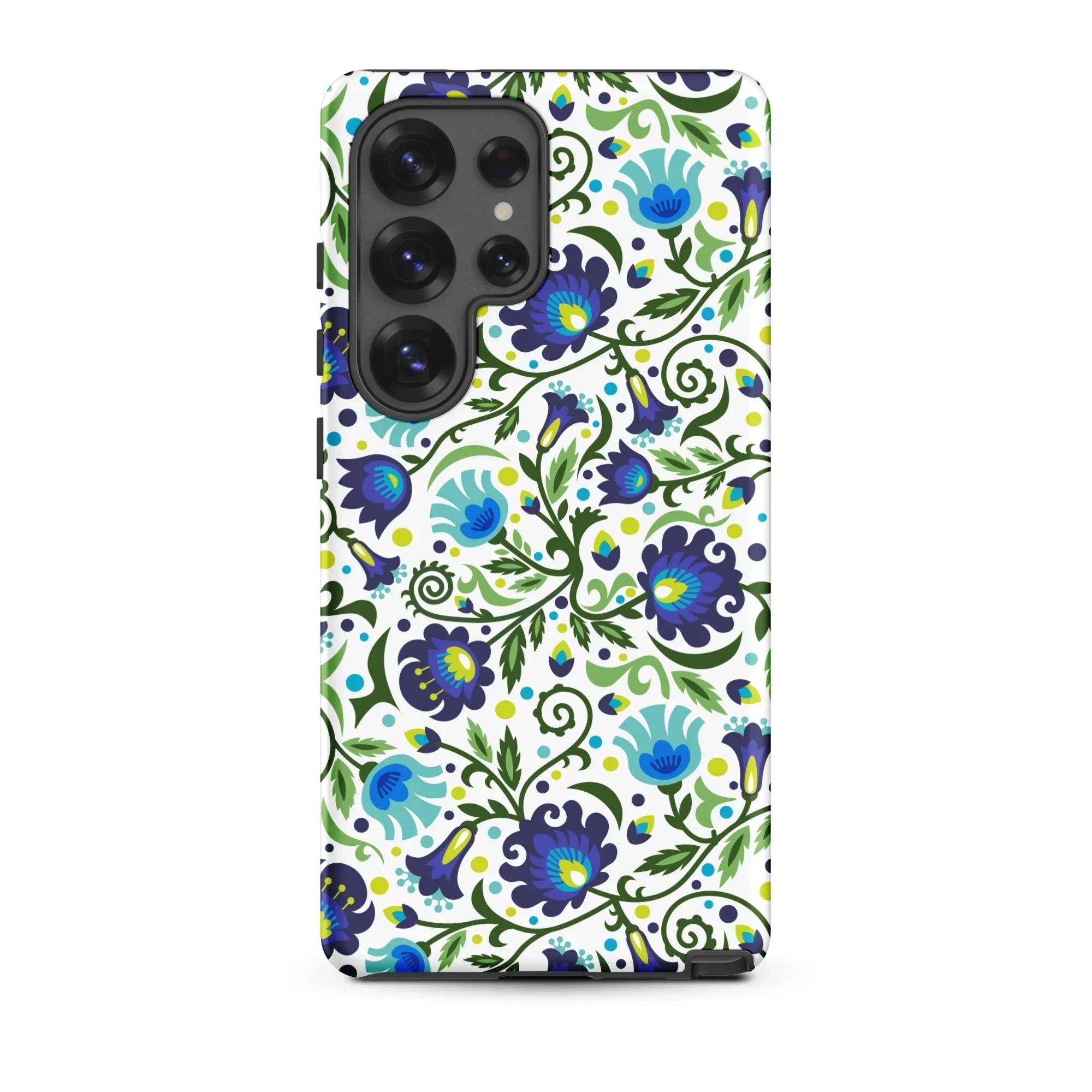 Gdańsk Blues Wycinanki Samsung Case over white - The Global Wanderer