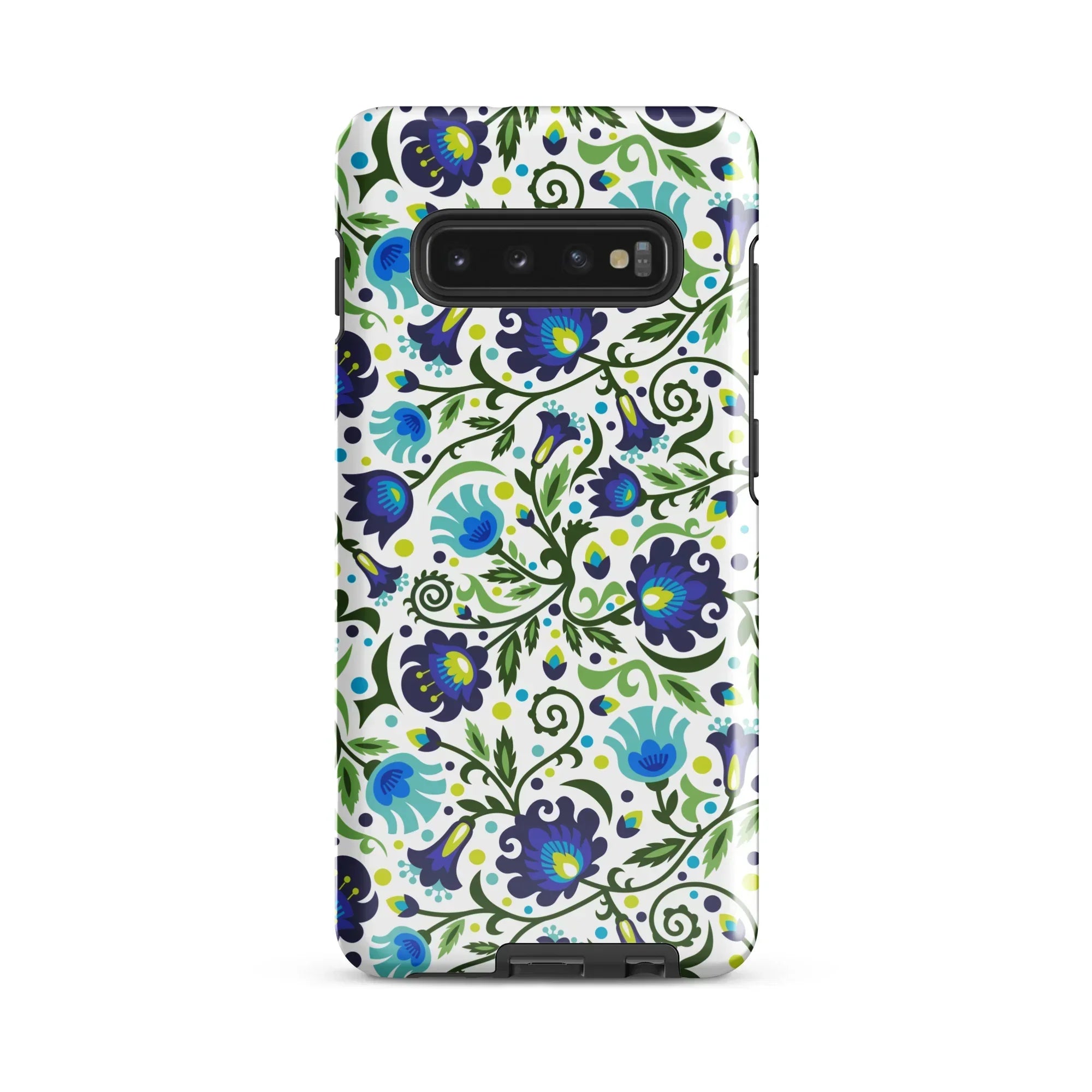Gdańsk Blues Wycinanki Samsung Case over white - The Global Wanderer