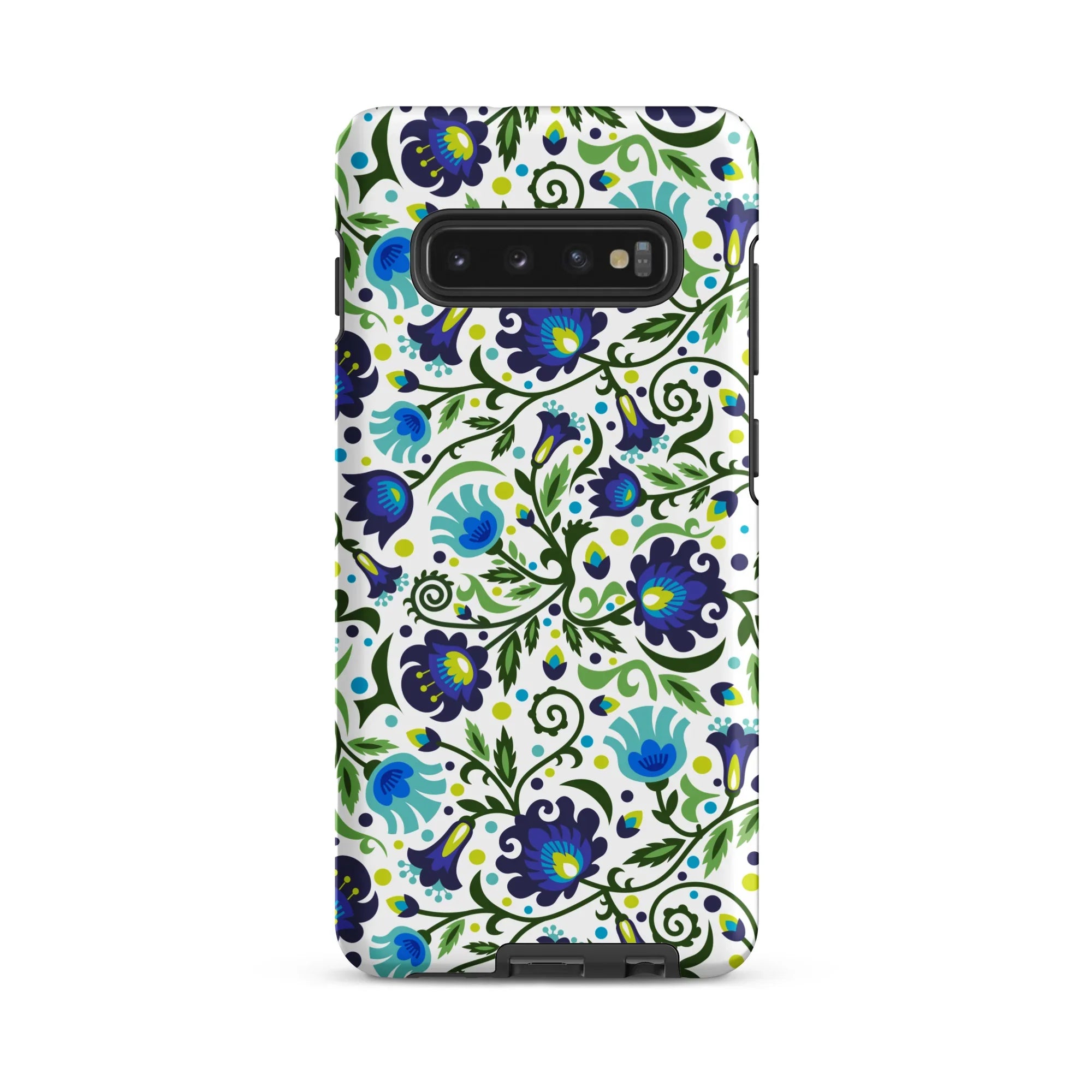 Gdańsk Blues Wycinanki Samsung Case over white - The Global Wanderer