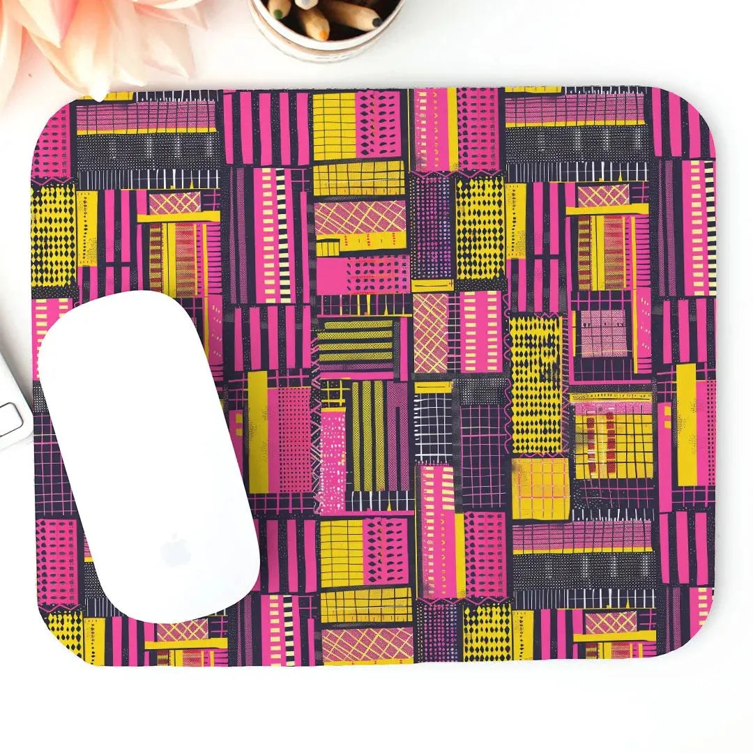 Ghanaian Kente Cloth Mouse Pad - The Global Wanderer