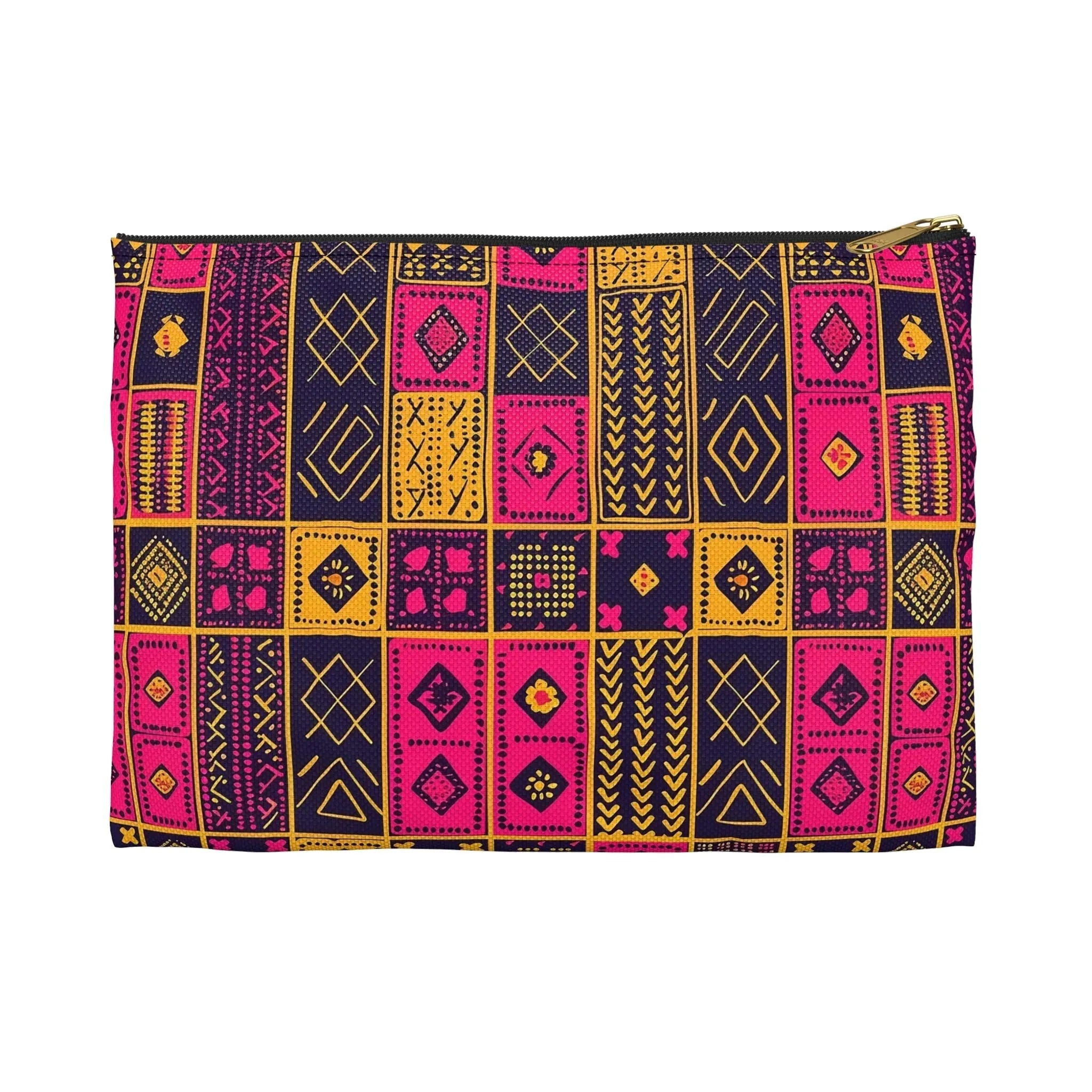 Ghanaian Kente Cloth Print Pouch - The Global Wanderer