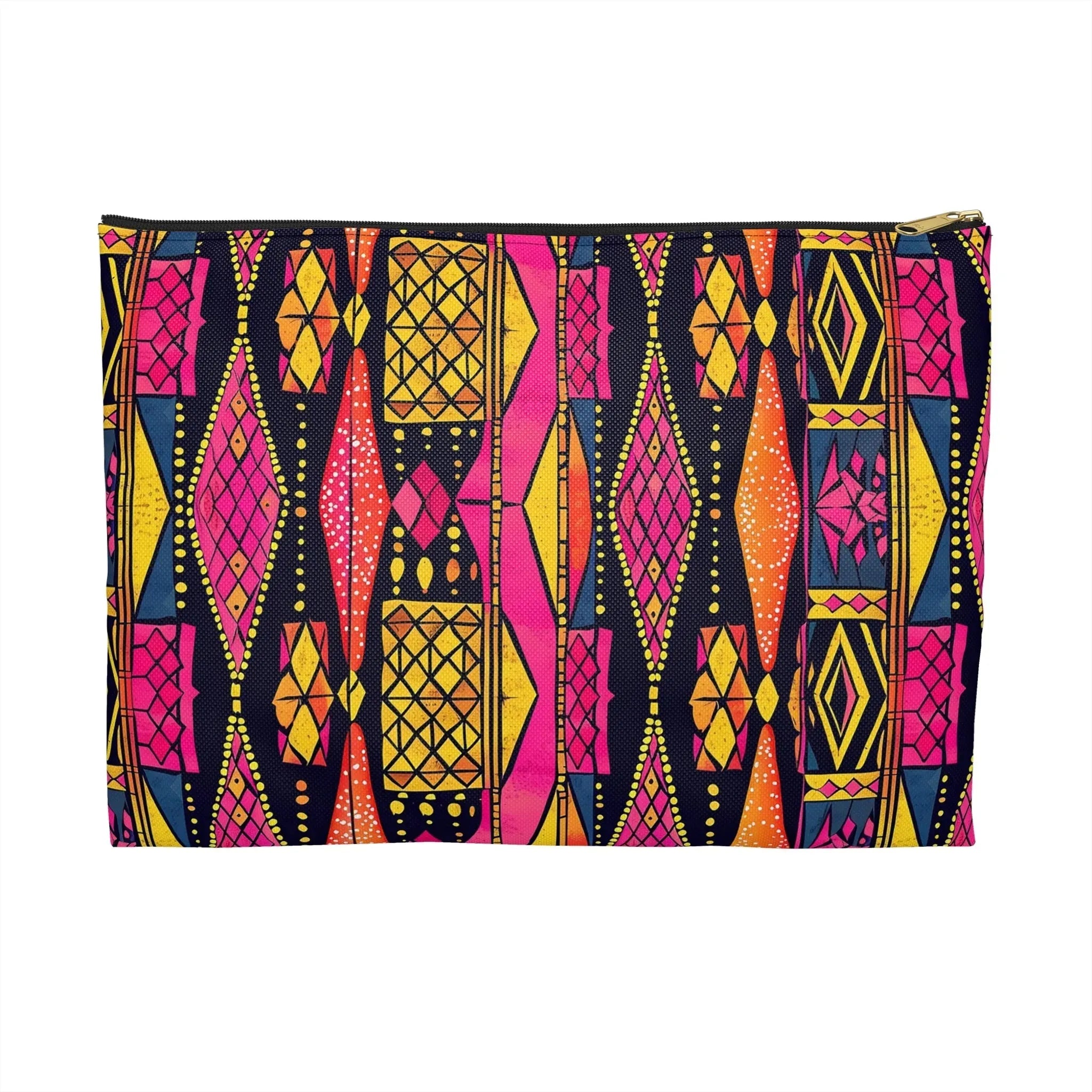 Ghanaian Kente Cloth Print Pouch - The Global Wanderer