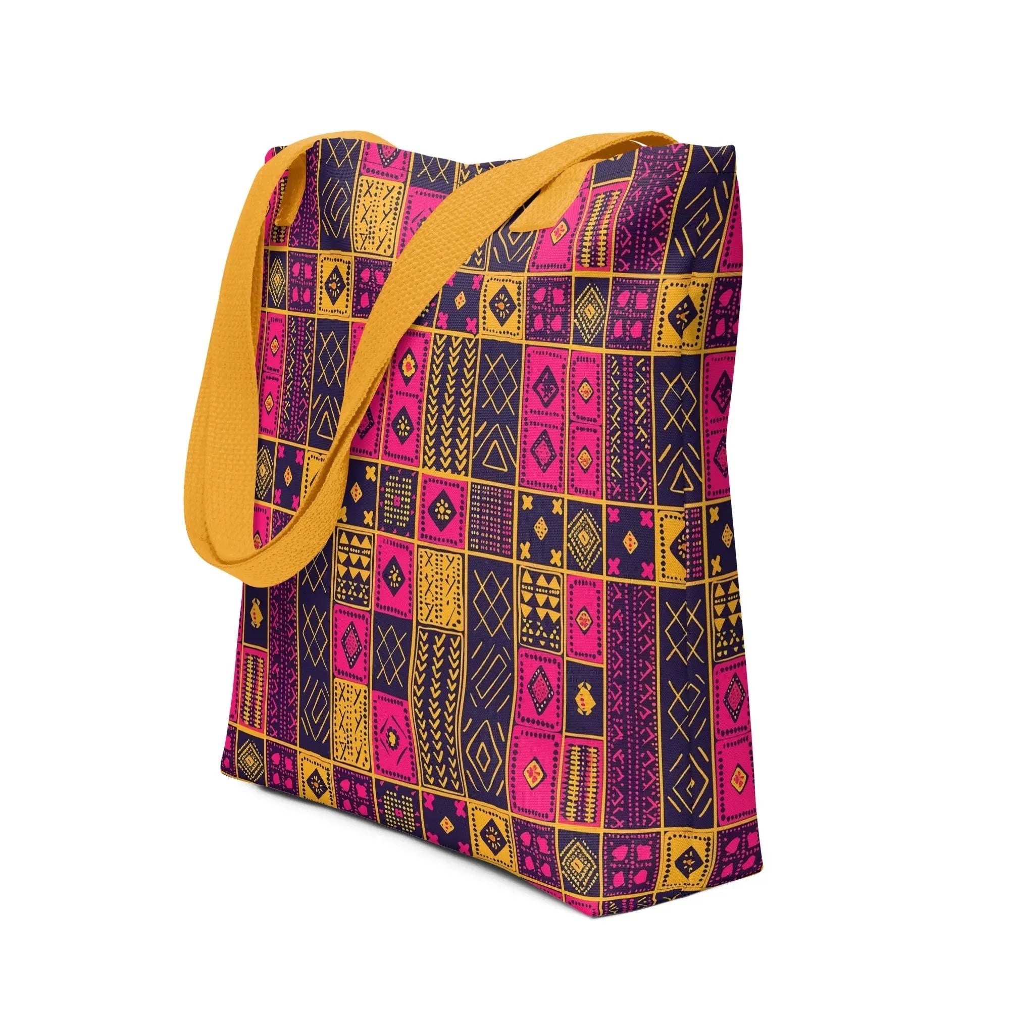 Ghanaian Kente Cloth Tote Bag - The Global Wanderer