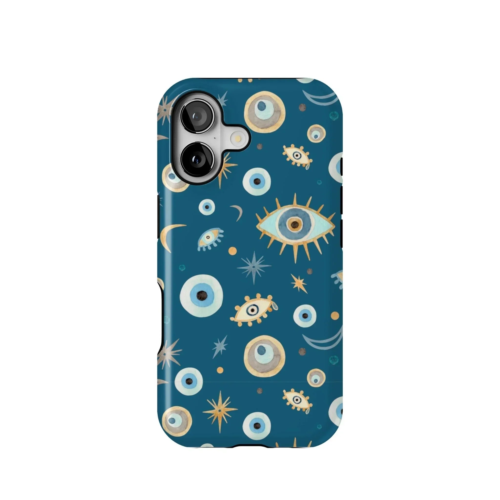 Greek Evil Eye Tough MagSafe iPhone Case - The Global Wanderer