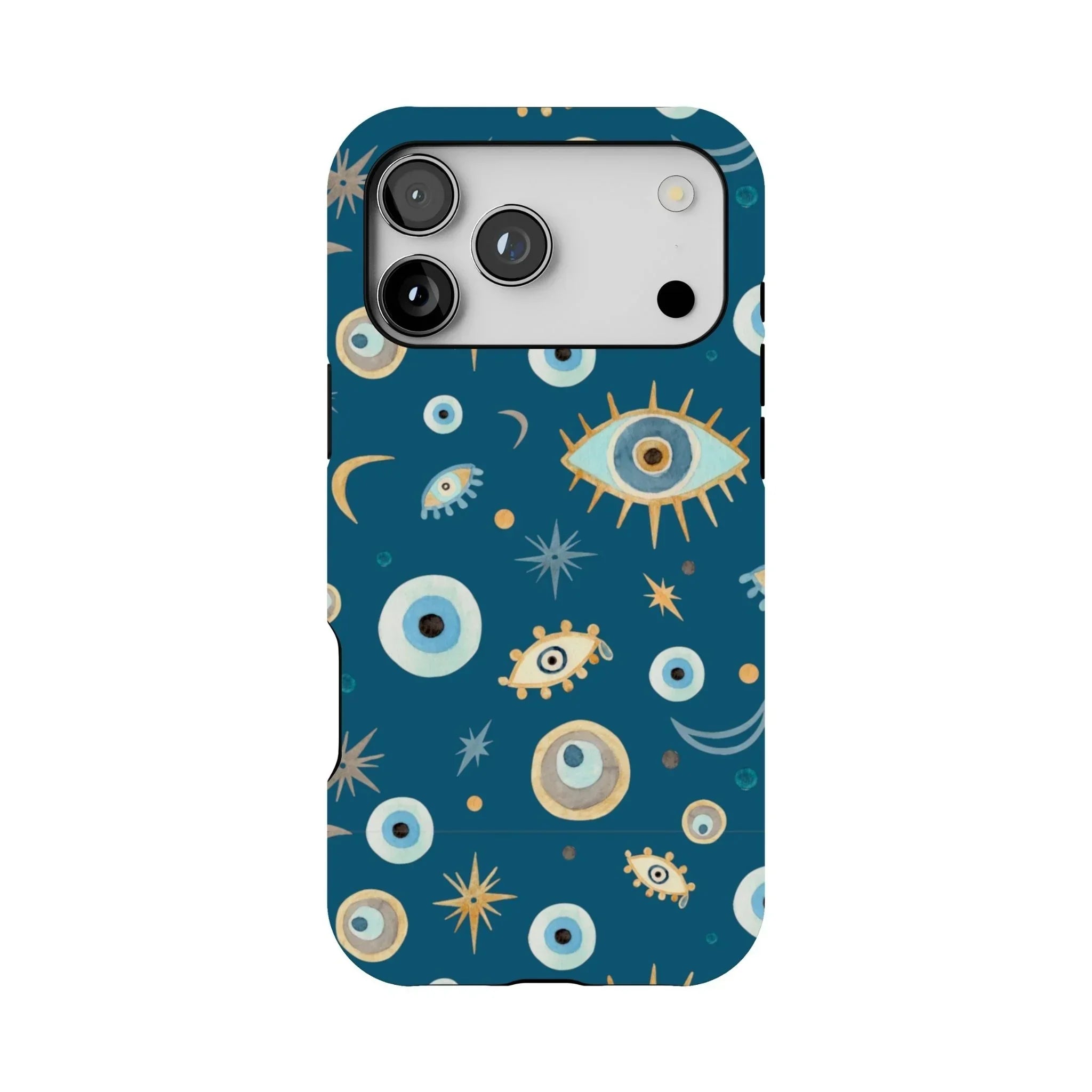 Greek Evil Eye Tough MagSafe iPhone Case - The Global Wanderer