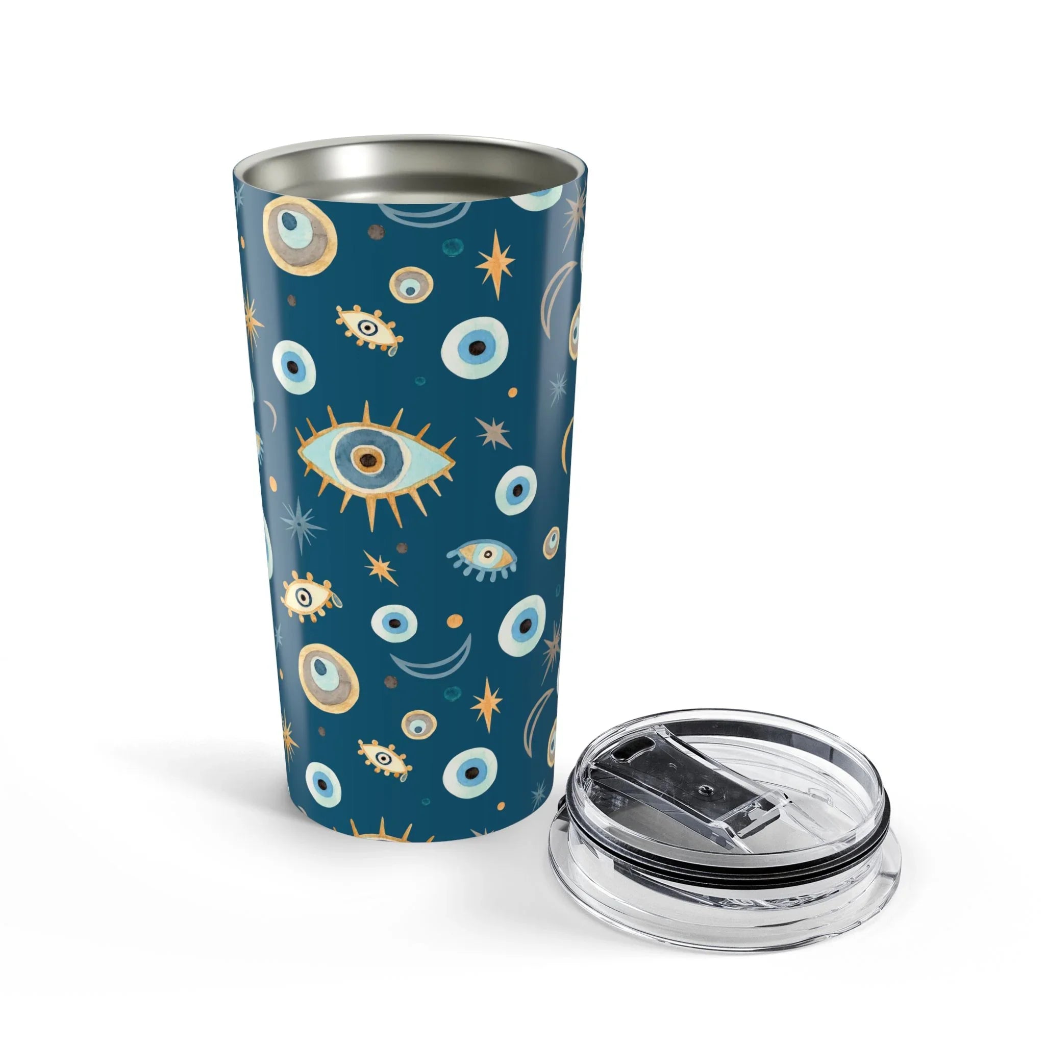 Greek Evil Eye Tumbler - The Global Wanderer