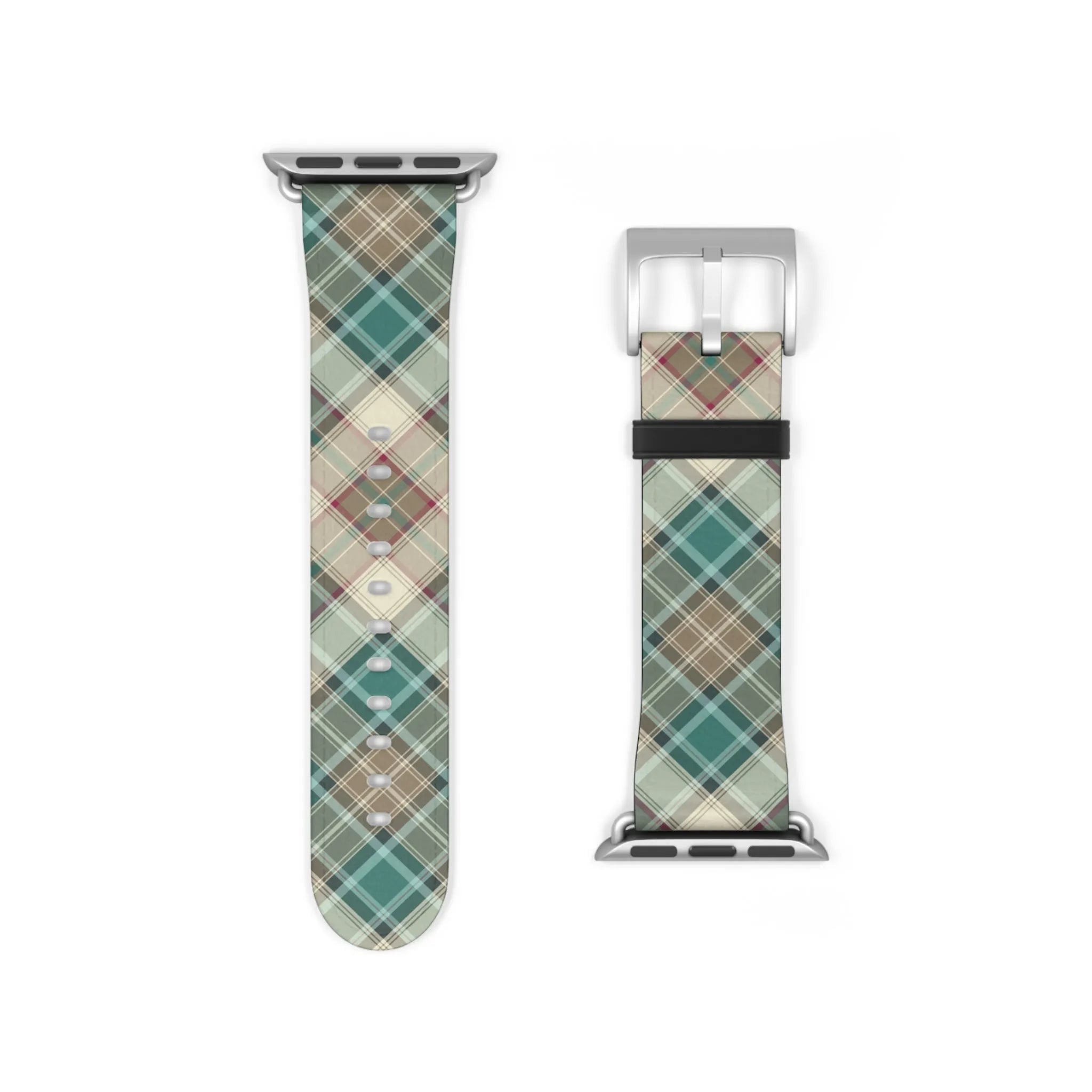Green Scottish Plaid Watch Band - The Global Wanderer