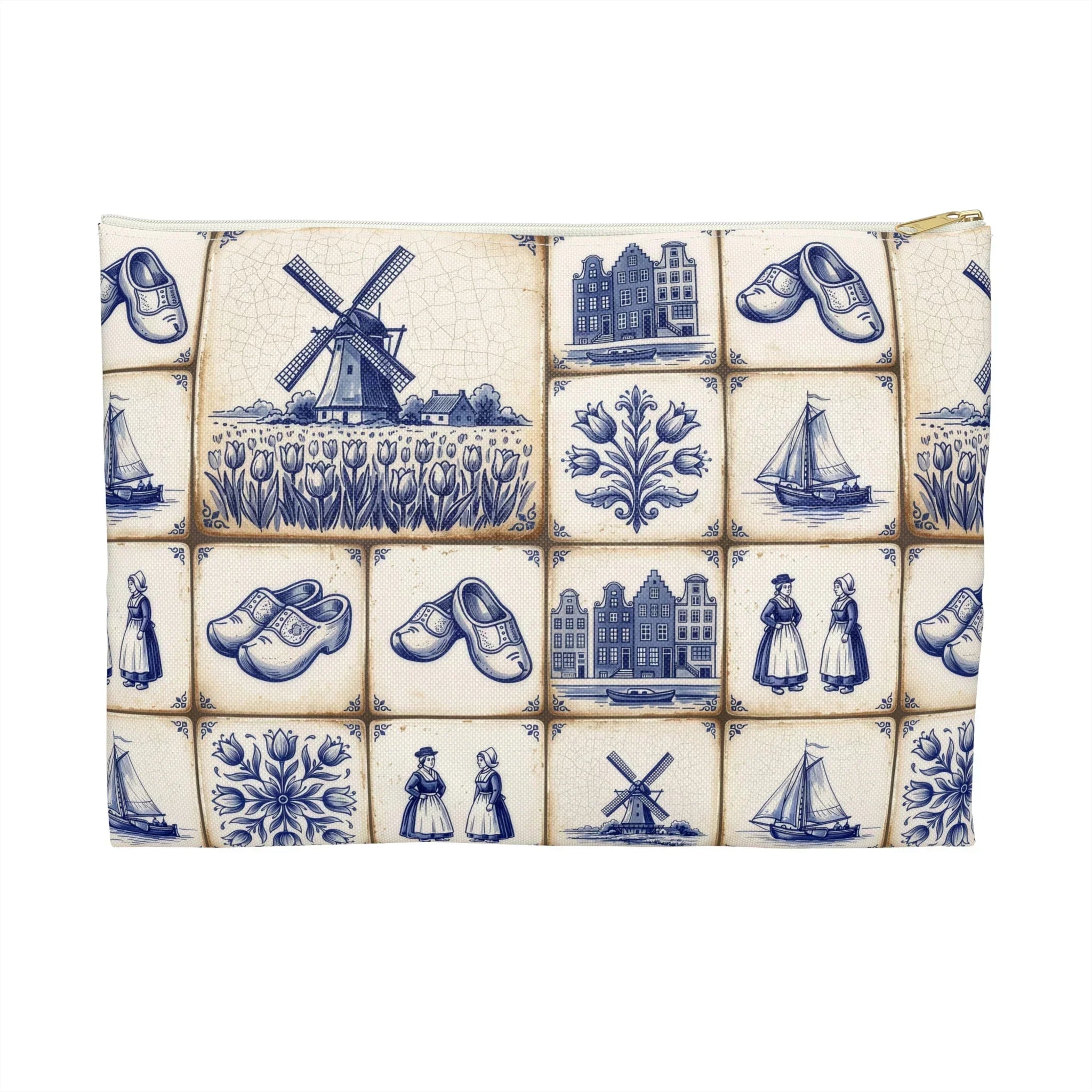 Haarlem Ivory Flat Pouch - The Global Wanderer