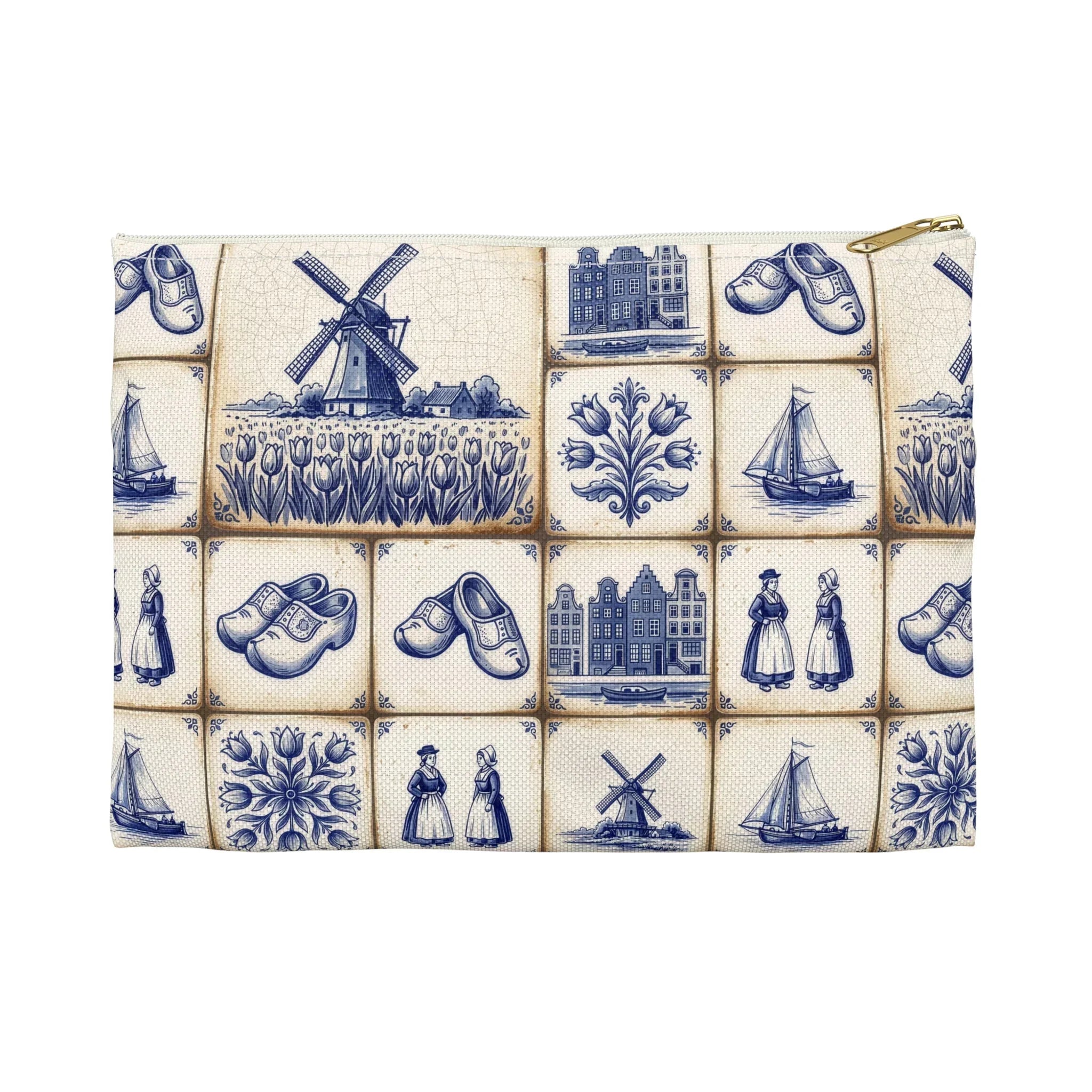 Haarlem Ivory Flat Pouch - The Global Wanderer