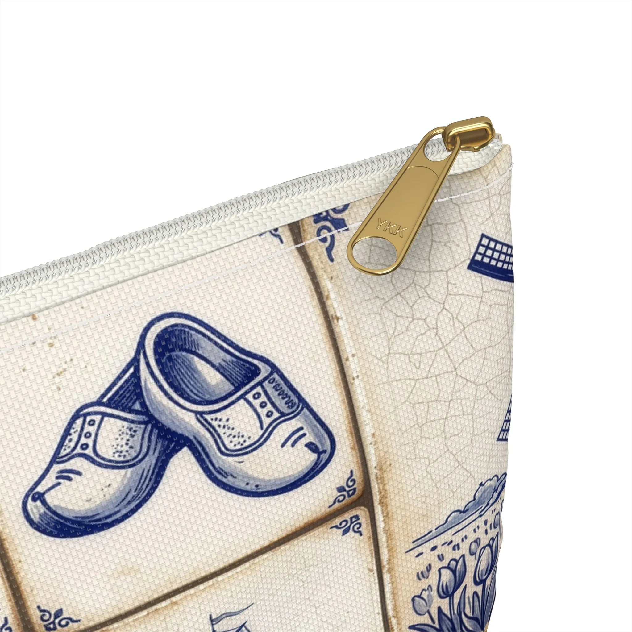 Haarlem Ivory Flat Pouch - The Global Wanderer