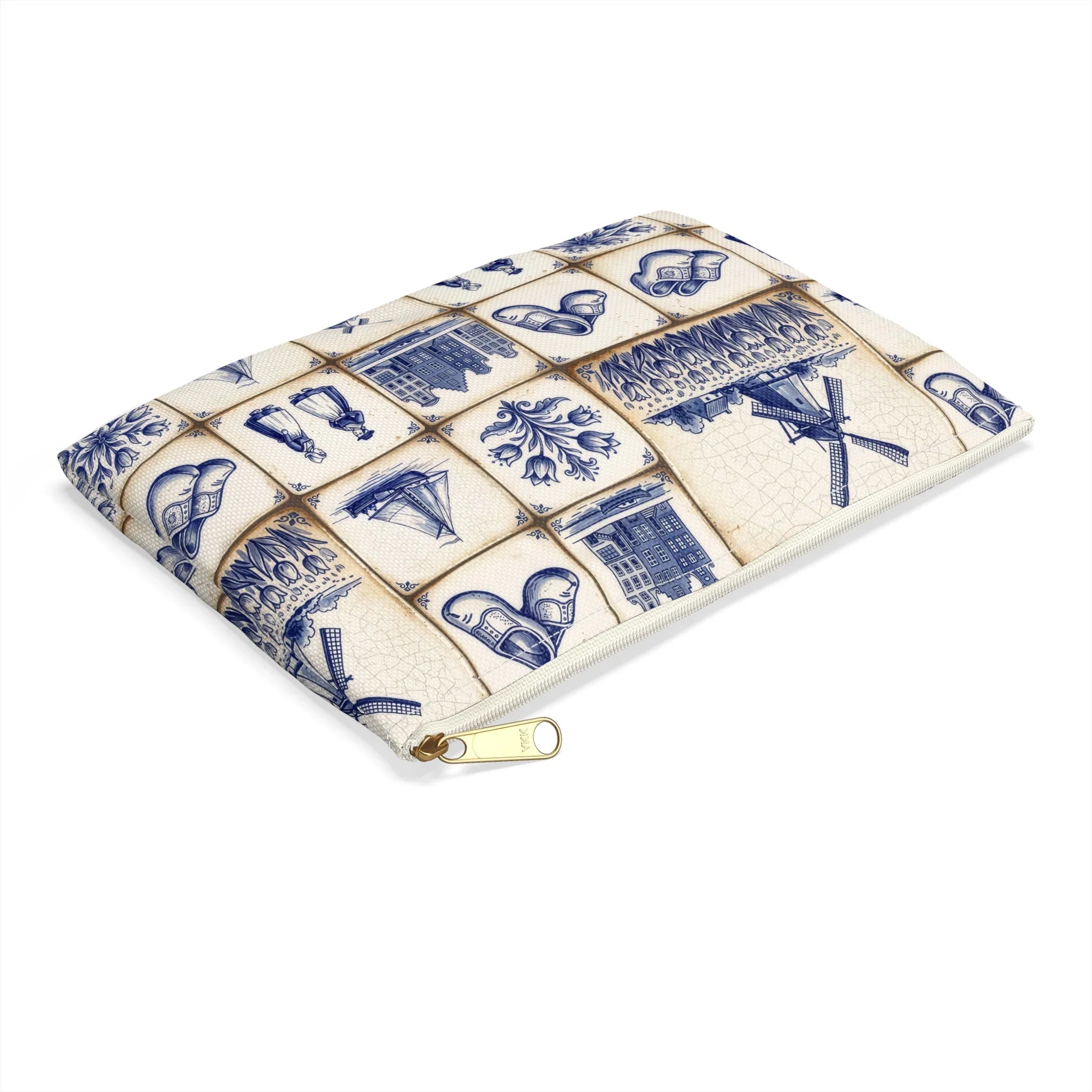 Haarlem Ivory Flat Pouch - The Global Wanderer