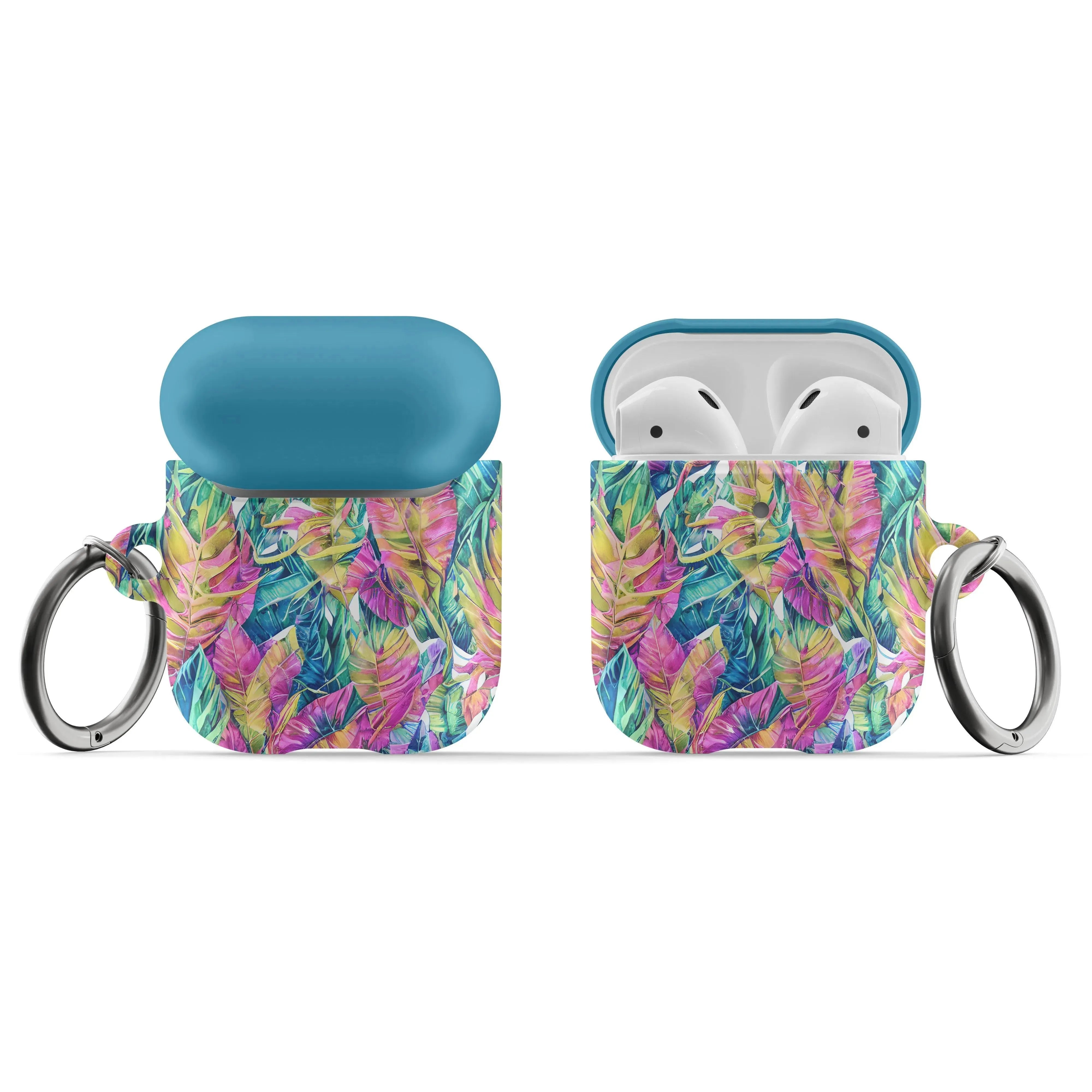 Hawaiian Tropical Leaves AirPod Pro Case - The Global Wanderer