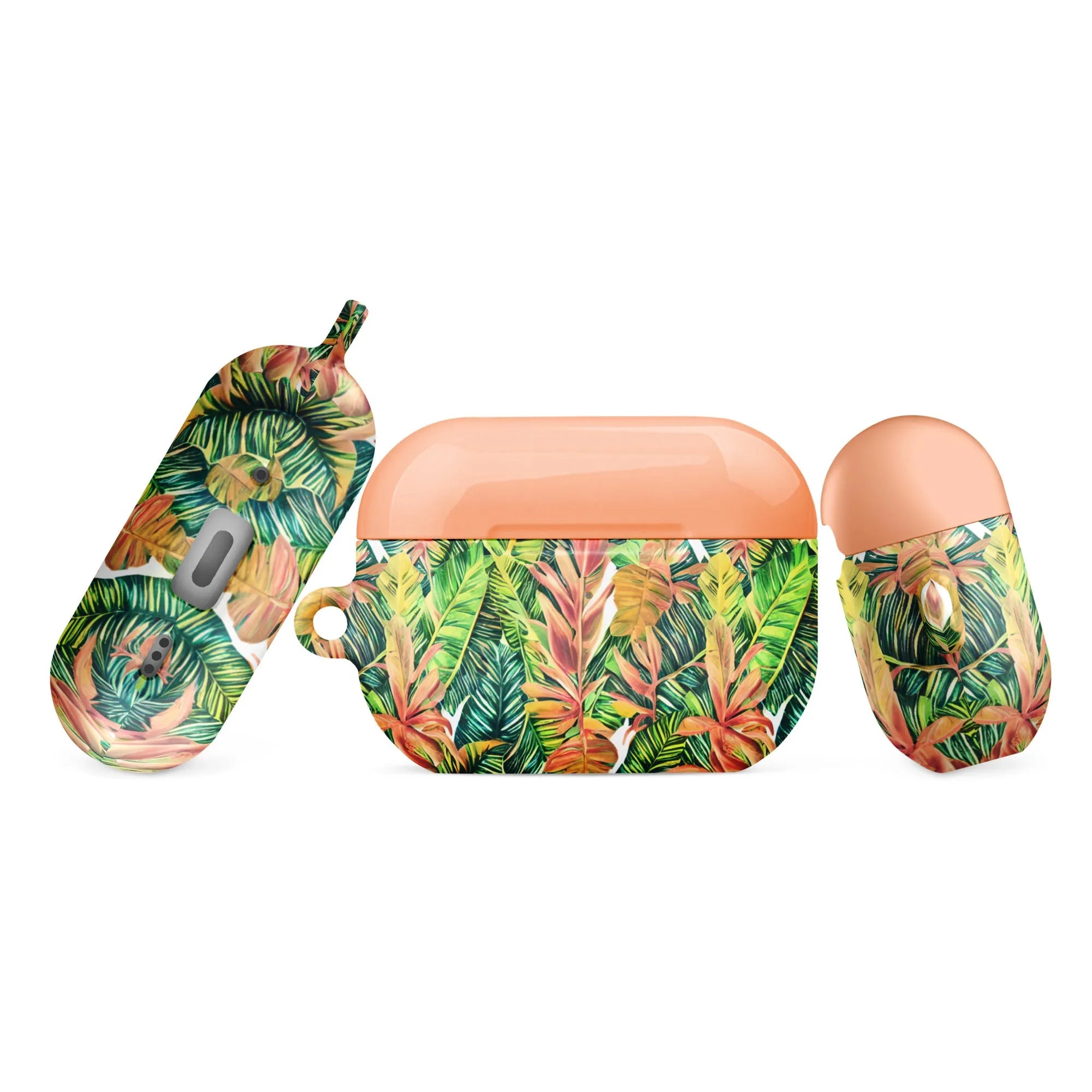 Hawaiian Tropical Leaves AirPod Pro 2 Case - The Global Wanderer