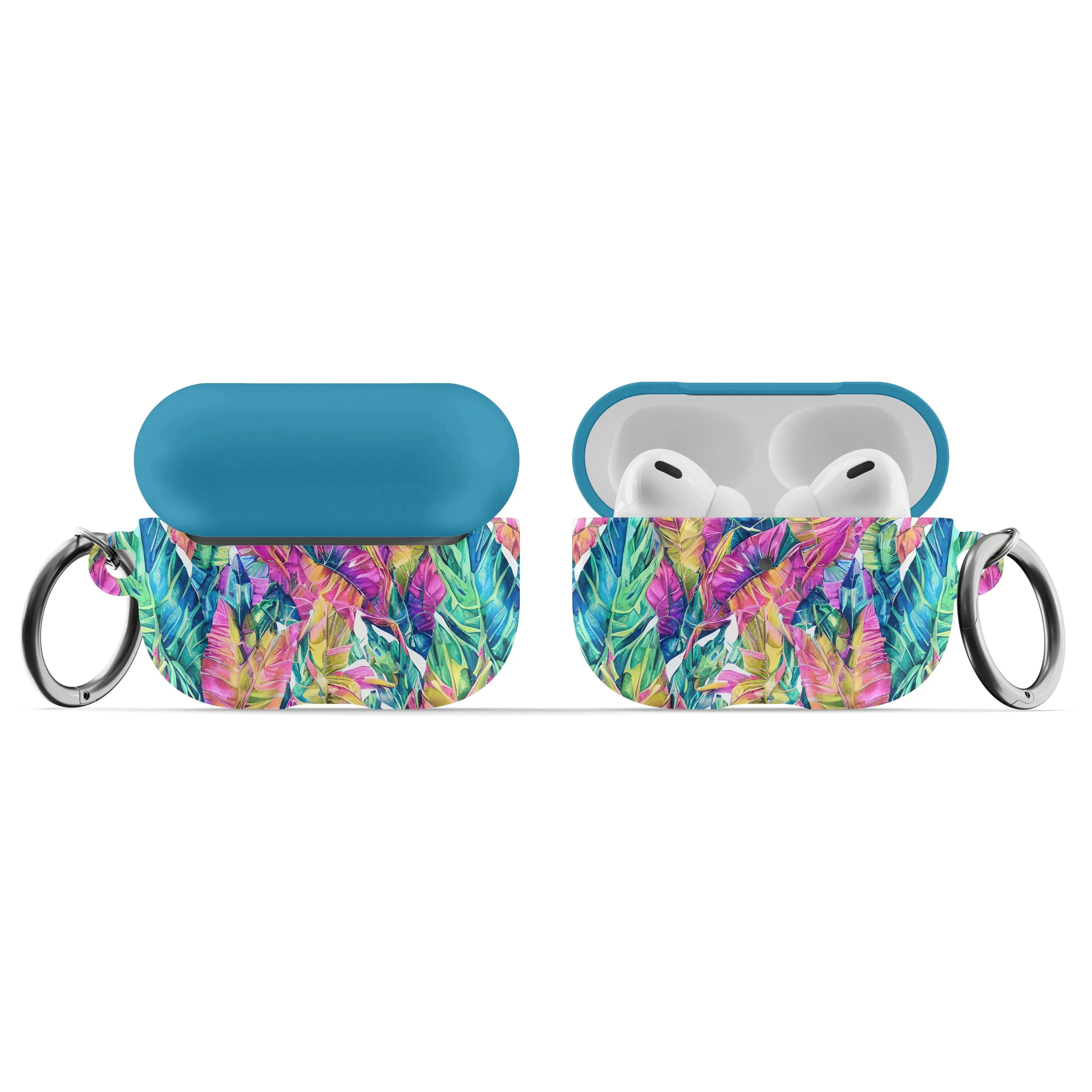 Hawaiian Tropical Leaves AirPod Pro Case - The Global Wanderer