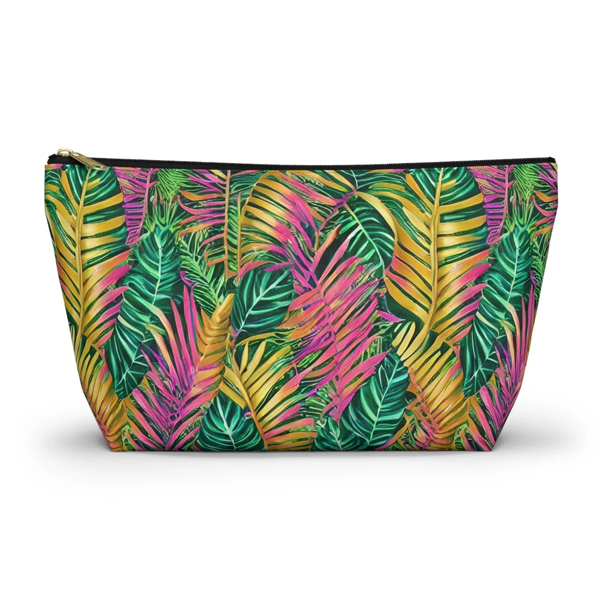 Hawaiian Tropical Leaves Pouch - The Global Wanderer