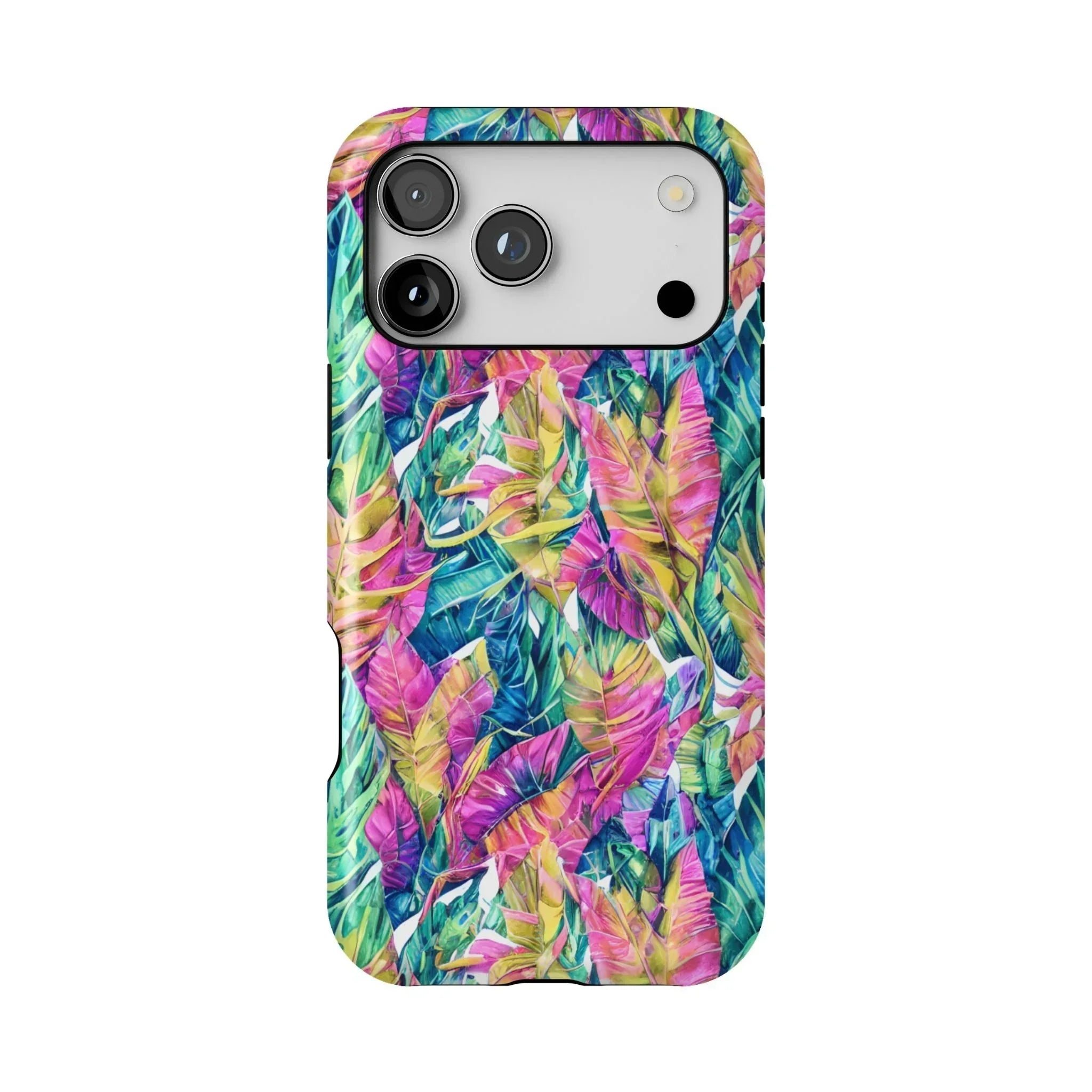 Hawaiian Tropical Leaves Tough MagSafe iPhone Case - The Global Wanderer