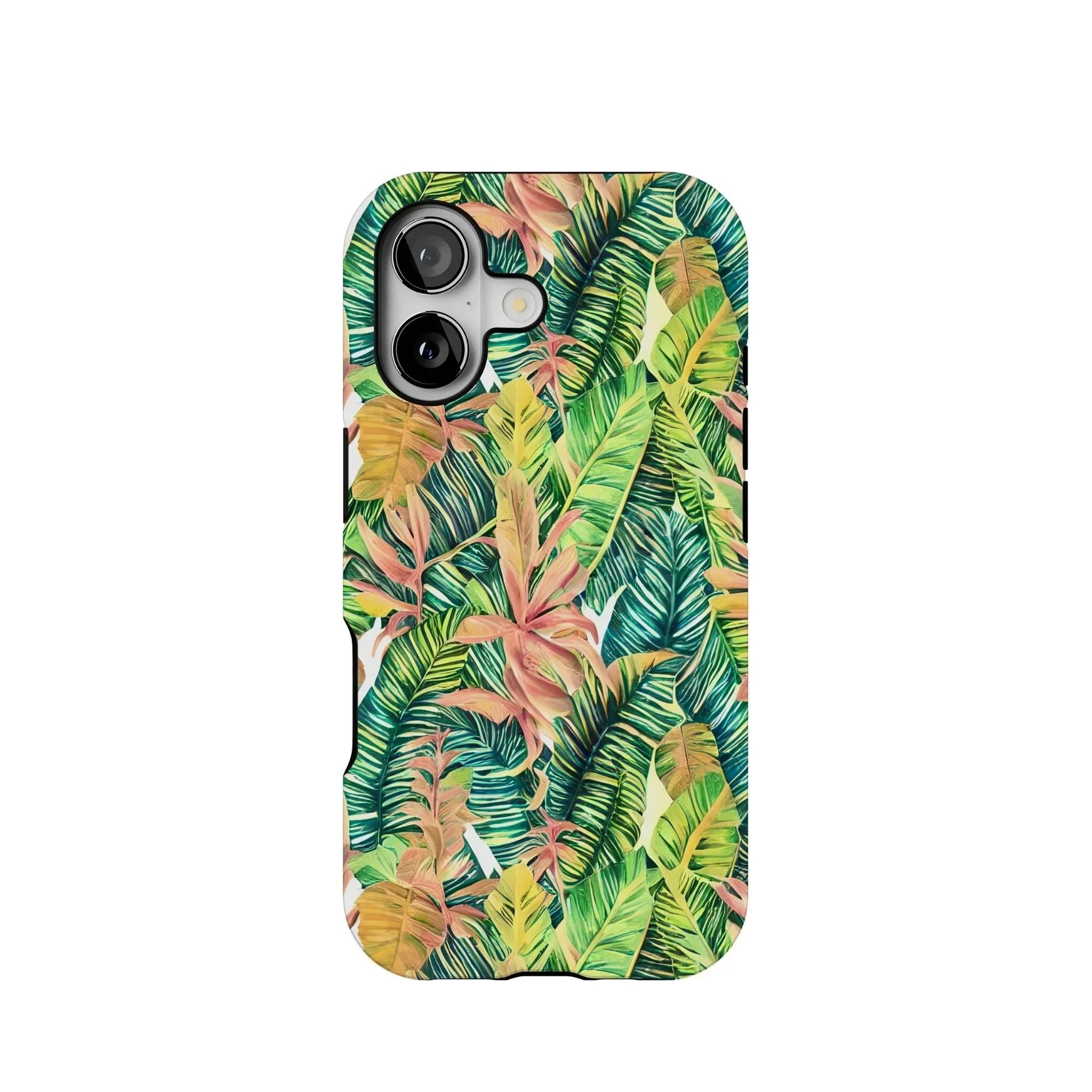 Hawaiian Tropical Leaves Tough MagSafe iPhone Case - The Global Wanderer