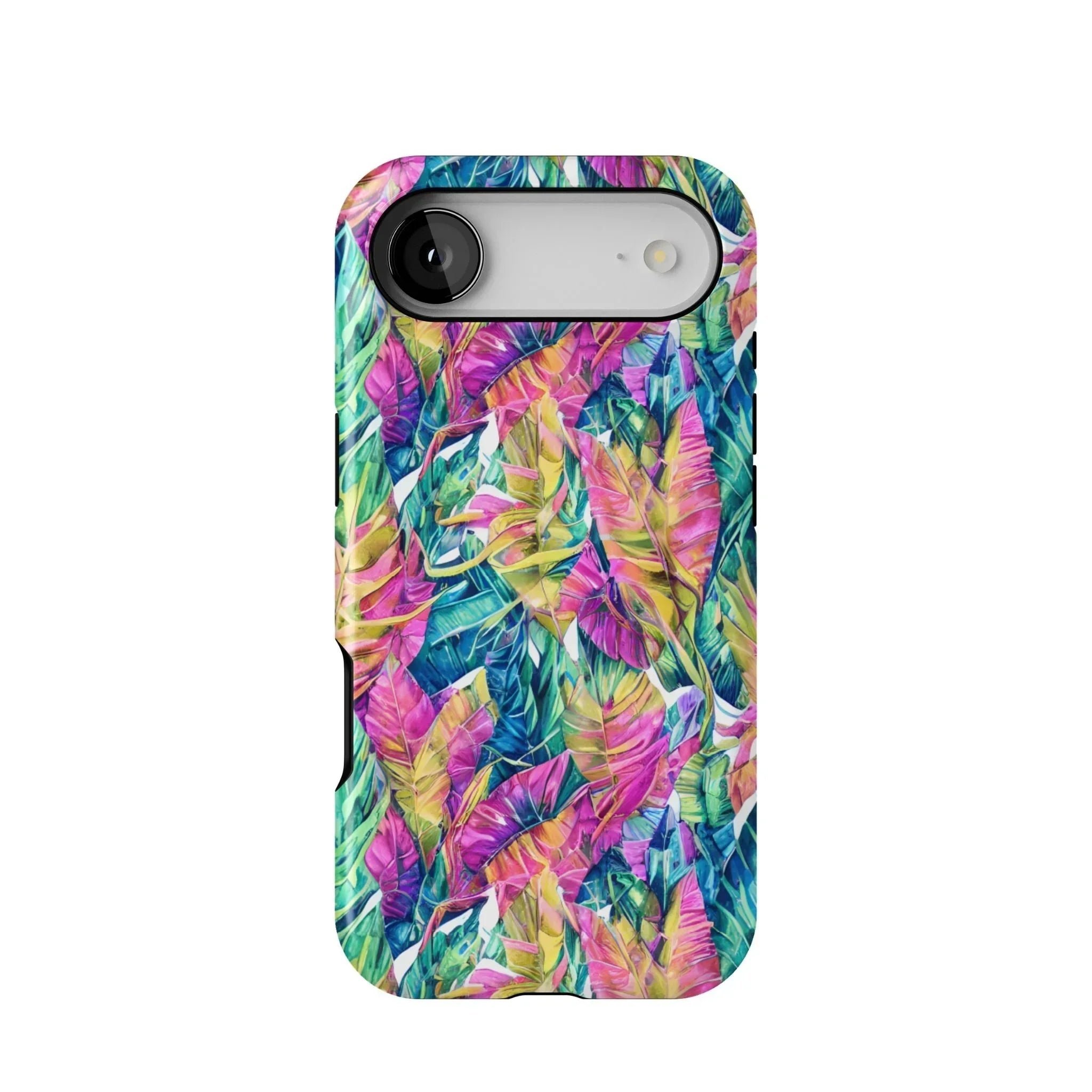 Hawaiian Tropical Leaves Tough MagSafe iPhone Case - The Global Wanderer