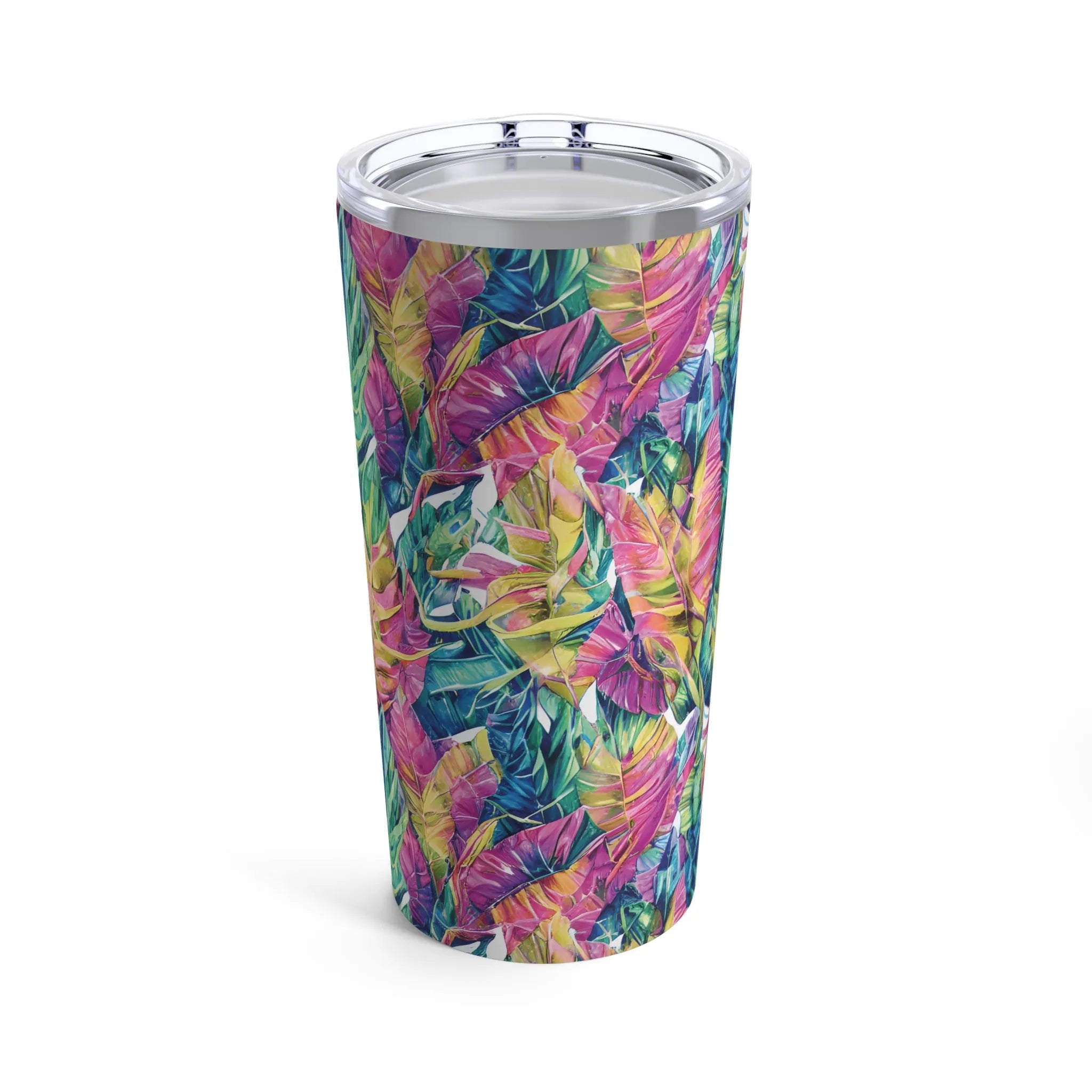 Hawaiian Tropical Leaves Tumbler - The Global Wanderer