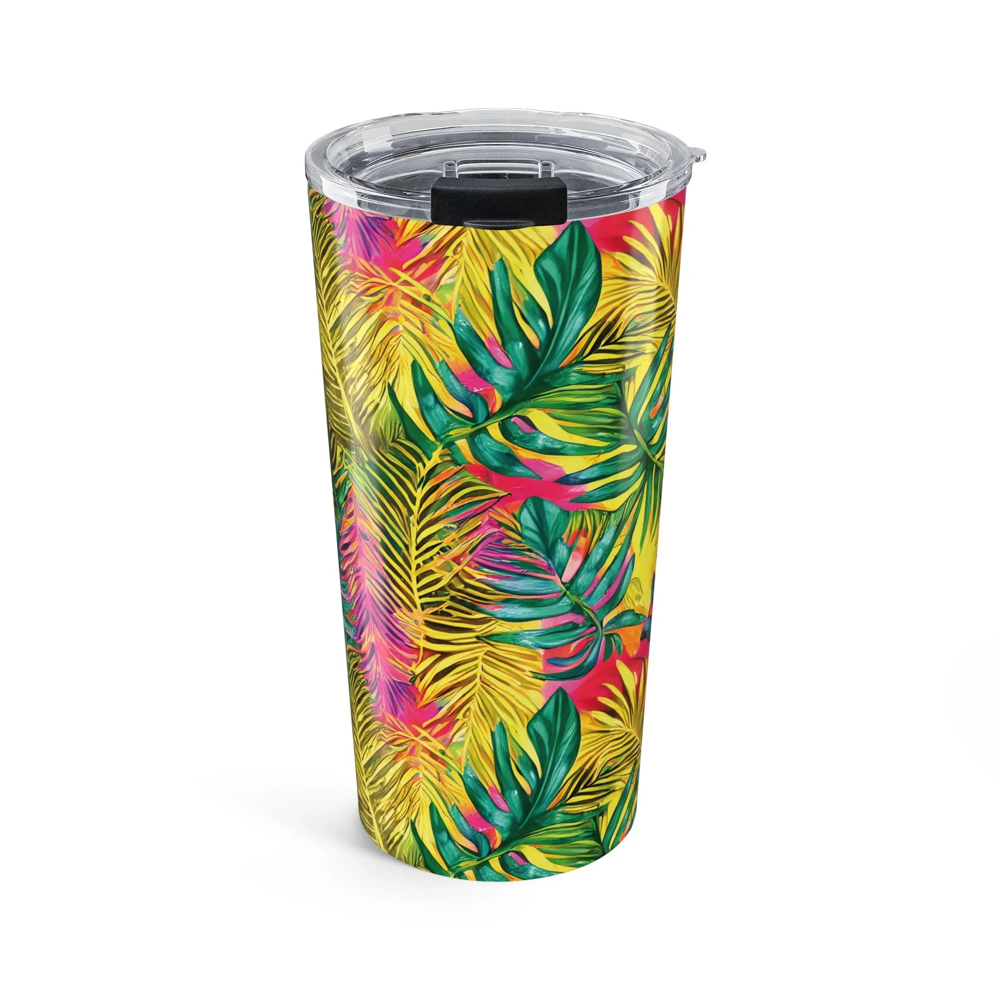 Hawaiian Tropical Leaves Tumbler - The Global Wanderer