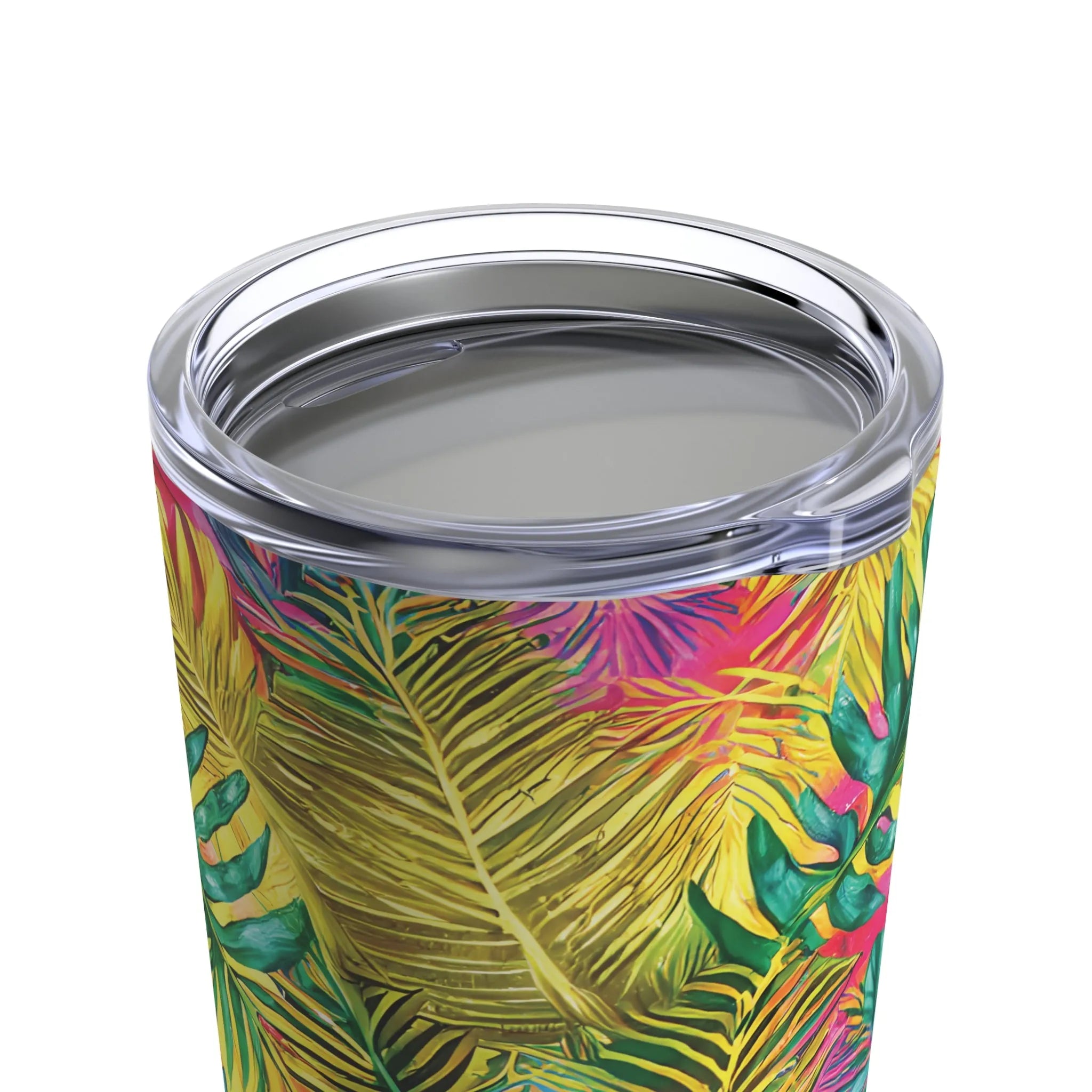 Hawaiian Tropical Leaves Tumbler - The Global Wanderer
