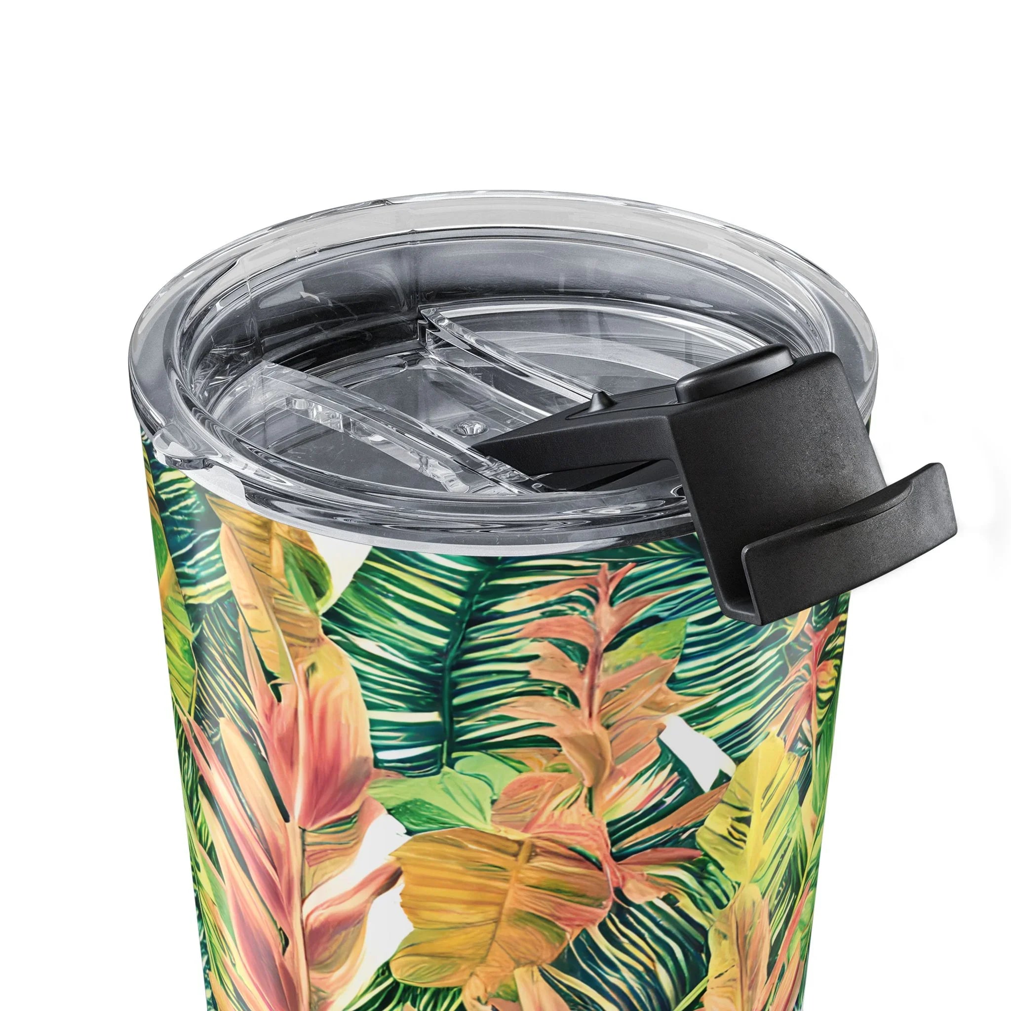 Hawaiian Tropical Leaves Tumbler - The Global Wanderer
