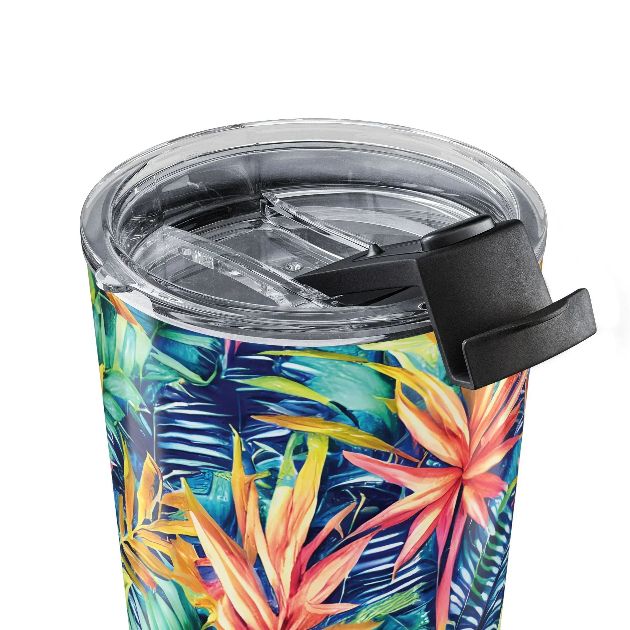 Hawaiian Tropical Leaves Tumbler - The Global Wanderer