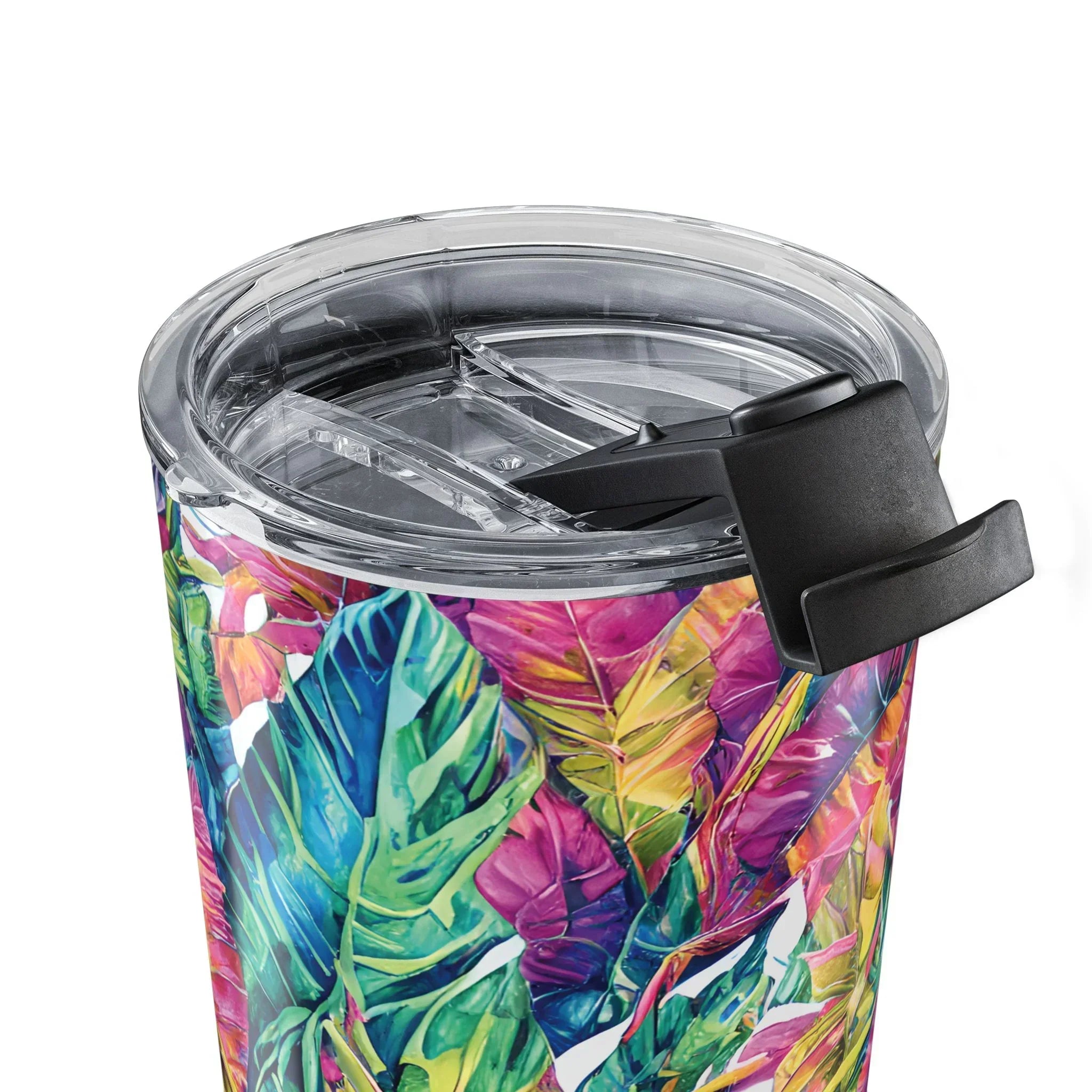 Hawaiian Tropical Leaves Tumbler - The Global Wanderer
