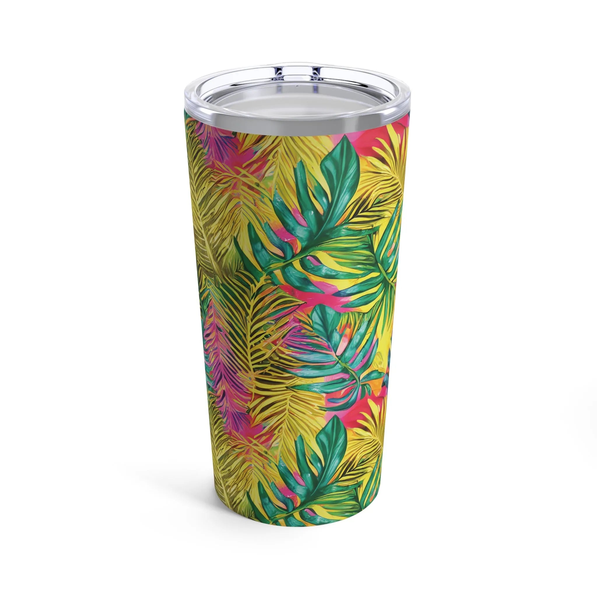 Hawaiian Tropical Leaves Tumbler - The Global Wanderer